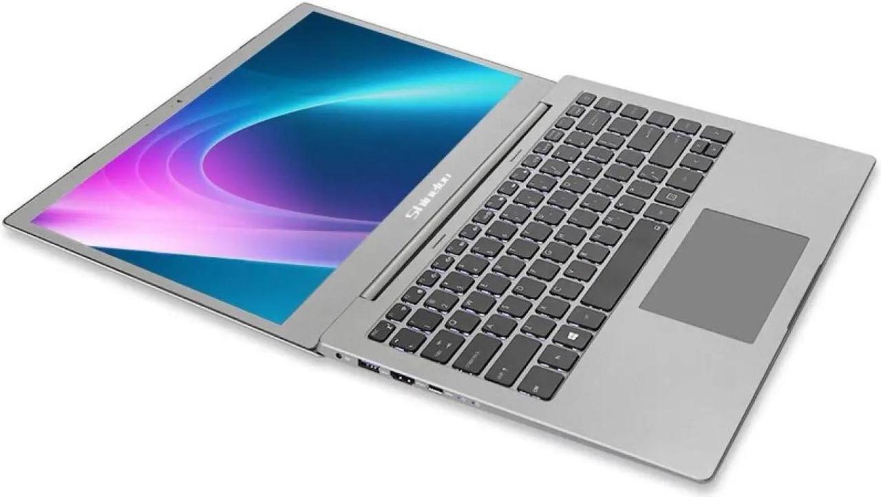 Alt view image 4 of 5 - Hasee Shinelon A3-D1 (13.3'', Intel, Aluminum), 180°-hinge Dsiplay Laptop Computer, Intel Celeron 5205U, 4G DDR4 RAM, 256G M.2 SSD, 13.3'' FHD 72% NTSC IPS Display, Backlit Keyboard, Win10, Space Gray