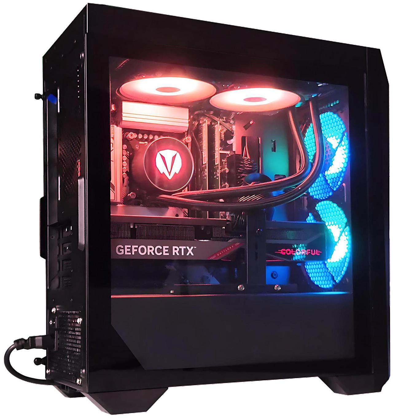 Alt view image 4 of 7 - Hasee P75K Gaming Desktop PC - Intel i5-14600KF(beat AMD Ryzen 7 7700)- NVIDIA GeForce RTX 5070 12GB GDDR7 - DLSS 4  AI-Powered Performance-32GB DDR5 RAM - 1TB SSD-Sea View Room-WiFi6E BT5.3 Win11