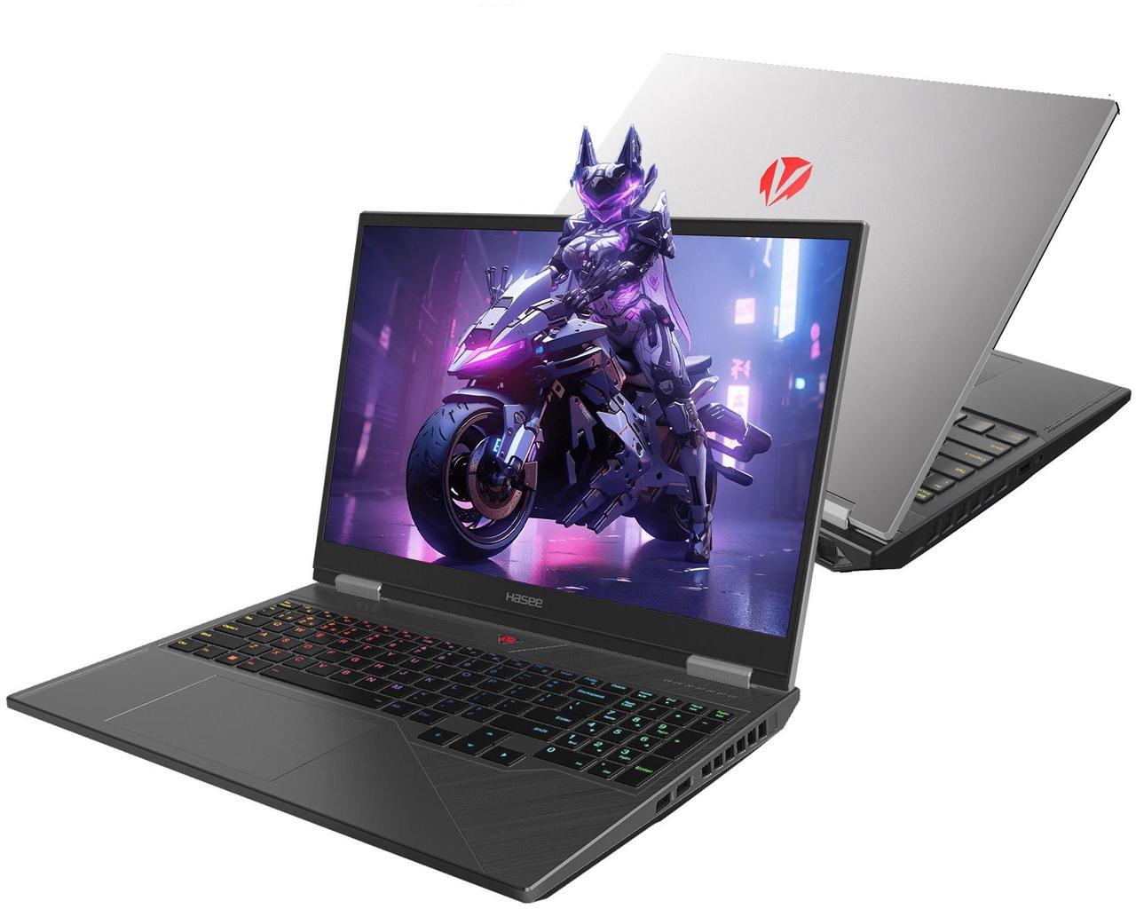 Alt view image 2 of 7 - Hasee T8 Pro-16'' GeForce RTX 5070 Ti Laptop GPU, Intel i7-14700HX-5.5GHz, AI Ready Gaming Laptop, 32GB DDR5 RAM, 1TB SSD, 16'' 300Hz QHD+ 100%sRGB IPS, RGB KB, WiFi7,BT5.4,Win11 Home