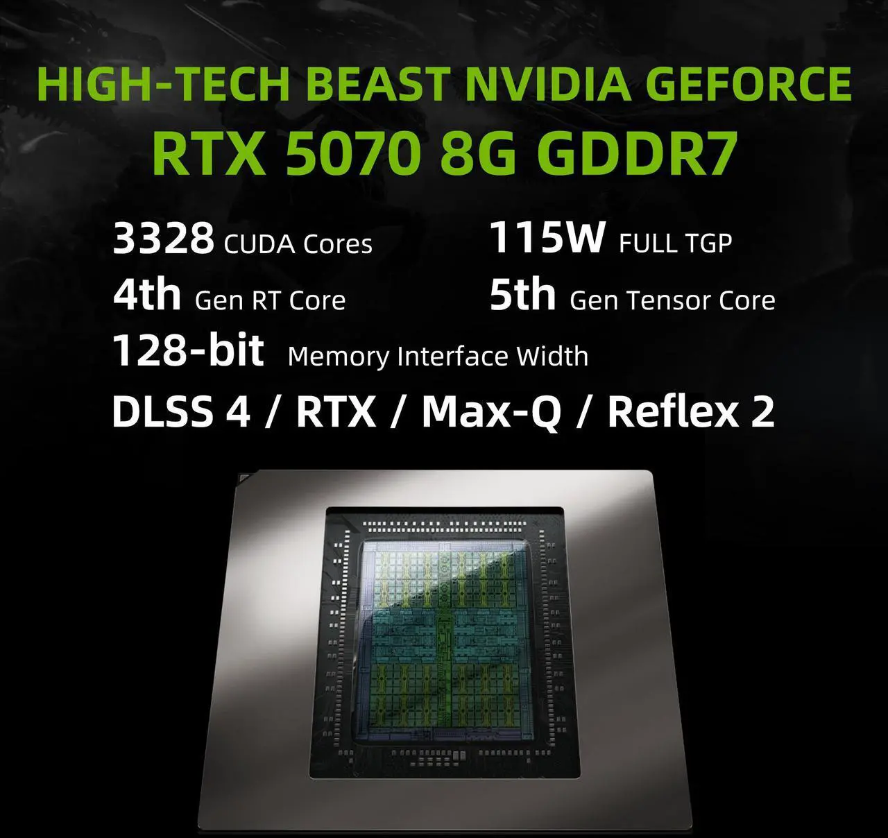 Alt view image 2 of 6 - Hasee S8 (15.6'', i7-13620H, RTX5070), Gaming Laptop, RTX5070 8G GDDR7, i7-13620H 4.9GHz, 32G DDR5 RAM, 1TB NVMe PCIe4.0 SSD, 15.6'' 165Hz IPS Display, Backlit KB, WF6,BT5.4, Win11, Desert Black