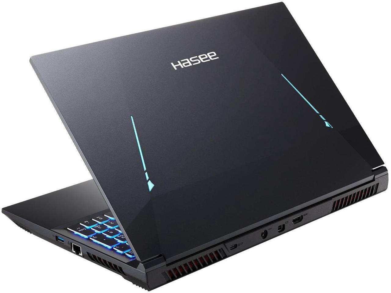 Alt view image 2 of 7 - Hasee Z8 (15.6'', i5-12450H, RTX3050), Gaming Laptop, i5-12450H 4.4GHz, 16G DDR4 RAM, 512G NVMe PCIe4.0 SSD, RTX3050 4G GDDR6, 15.6'' 144Hz 1920x1080 FHD IPS Display, RGB KB, WF6,BT, Win11, Ore Black