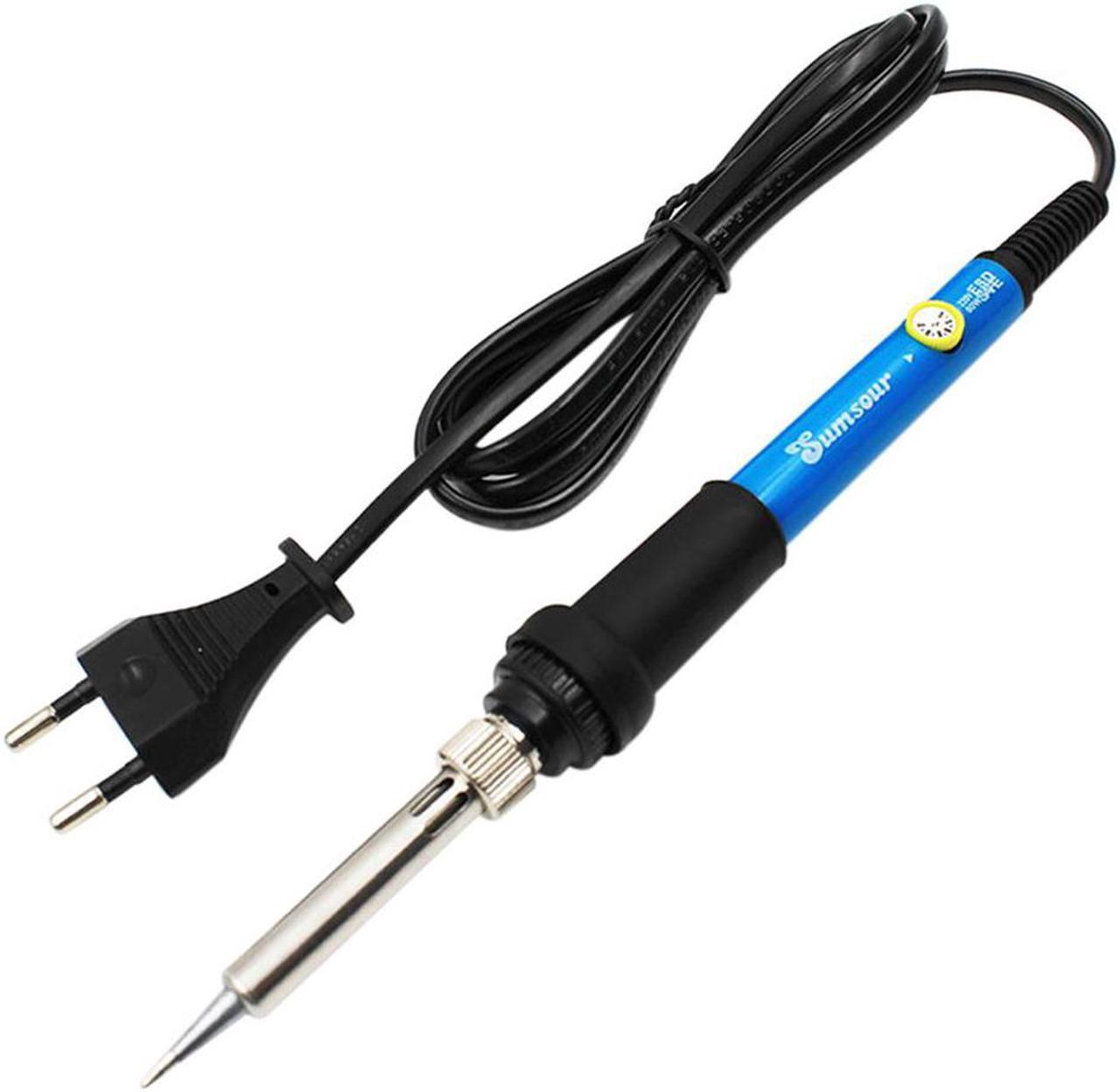 Solder Iron 60W Adjustable Temperature Electric Soldering Iron 110V / 220V EU / US Plug For Rework Welding Repair Tools