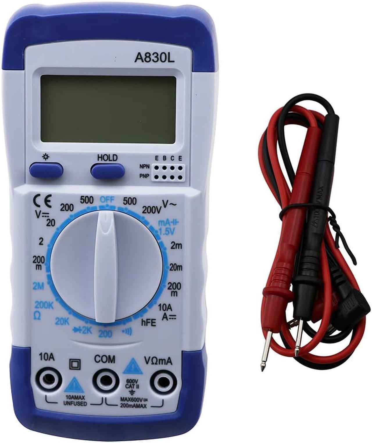 Alt view image 2 of 6 - A830L Tester multimeter Voltage Diode Freguency Multitester Handheld Volt digital multimeter profesional Test Current Ohmmeter