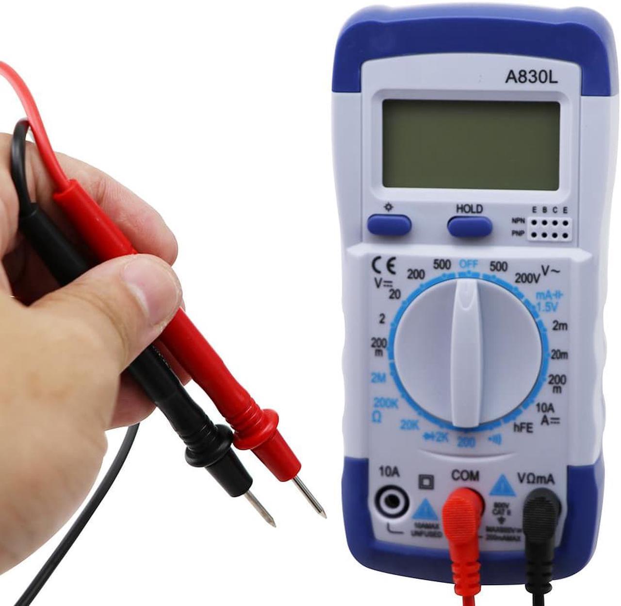 Alt view image 5 of 6 - A830L Tester multimeter Voltage Diode Freguency Multitester Handheld Volt digital multimeter profesional Test Current Ohmmeter