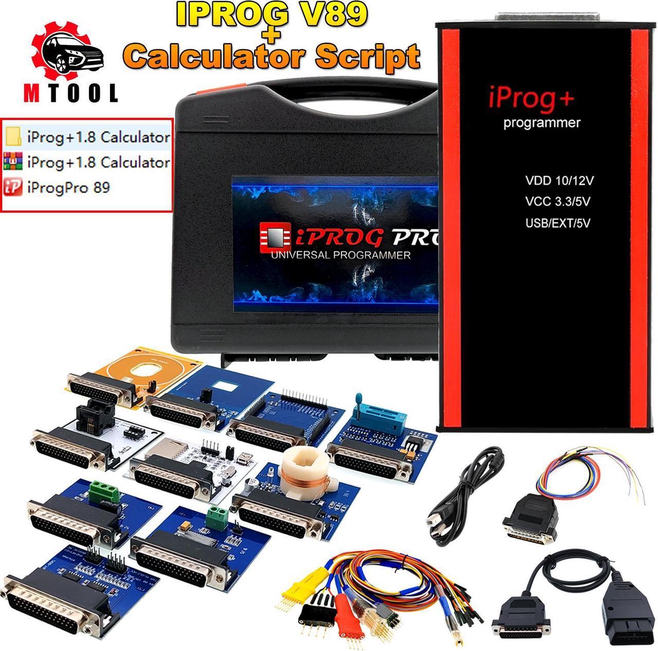 Main image of IPROG Pro 2023 V89 Full ECU Key Programmer Iprog+ Eeprom IMMO Car Radio Airbag Reset Dashboard Kilometer PK DIGIPROG 3 Carprog