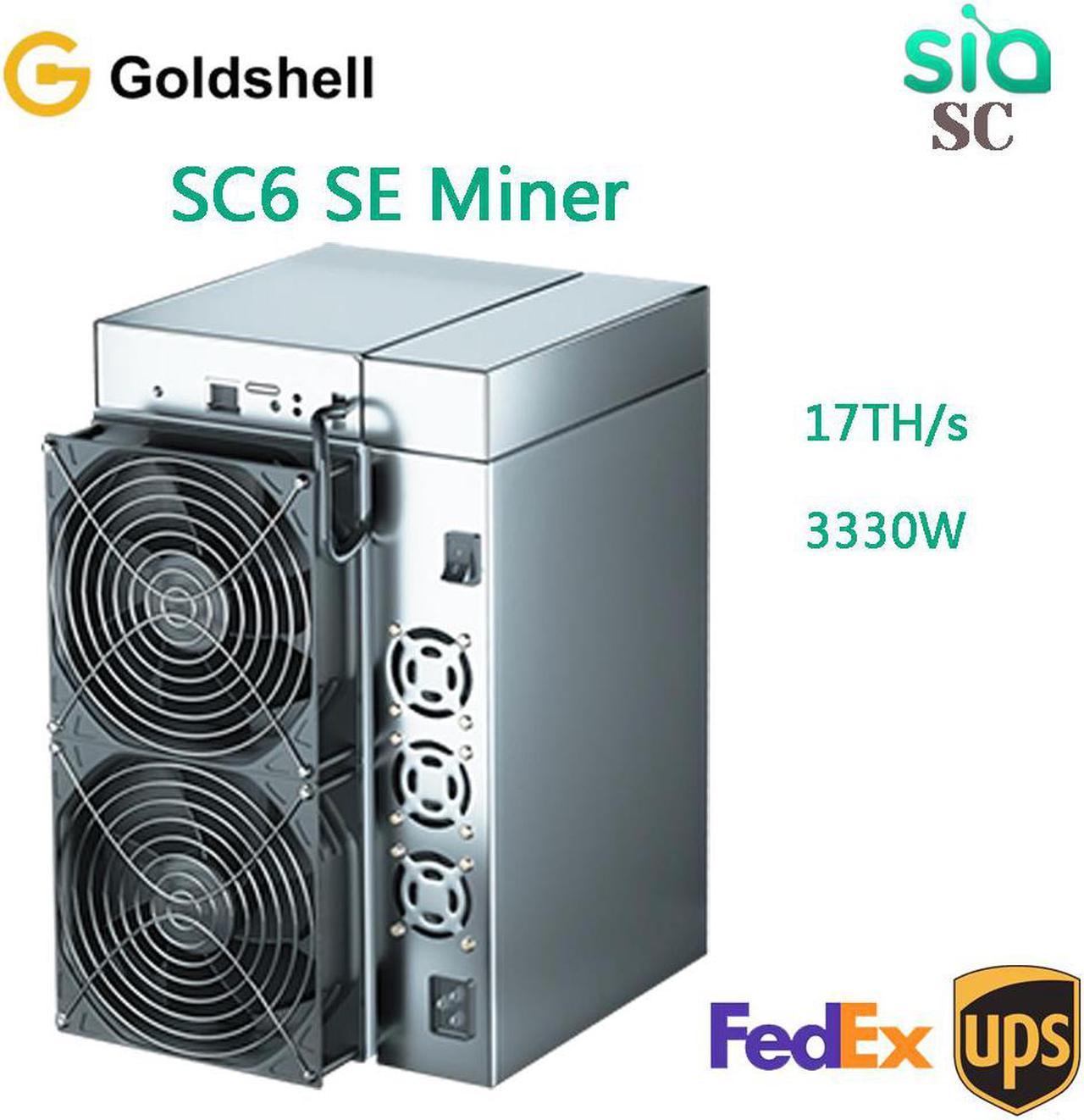 Goldshell SC6 SE Miner Siacoin Miner Hashrate 17TH/S 3330W