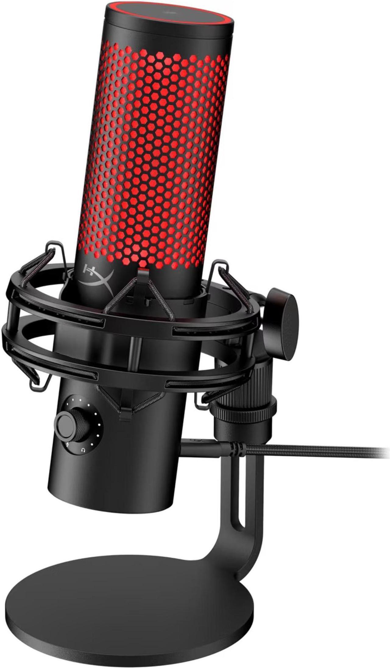 HyperX QuadCast 2 872V1AA Black Professional Microphone for Musical Instruments - High-Quality Sound Capture