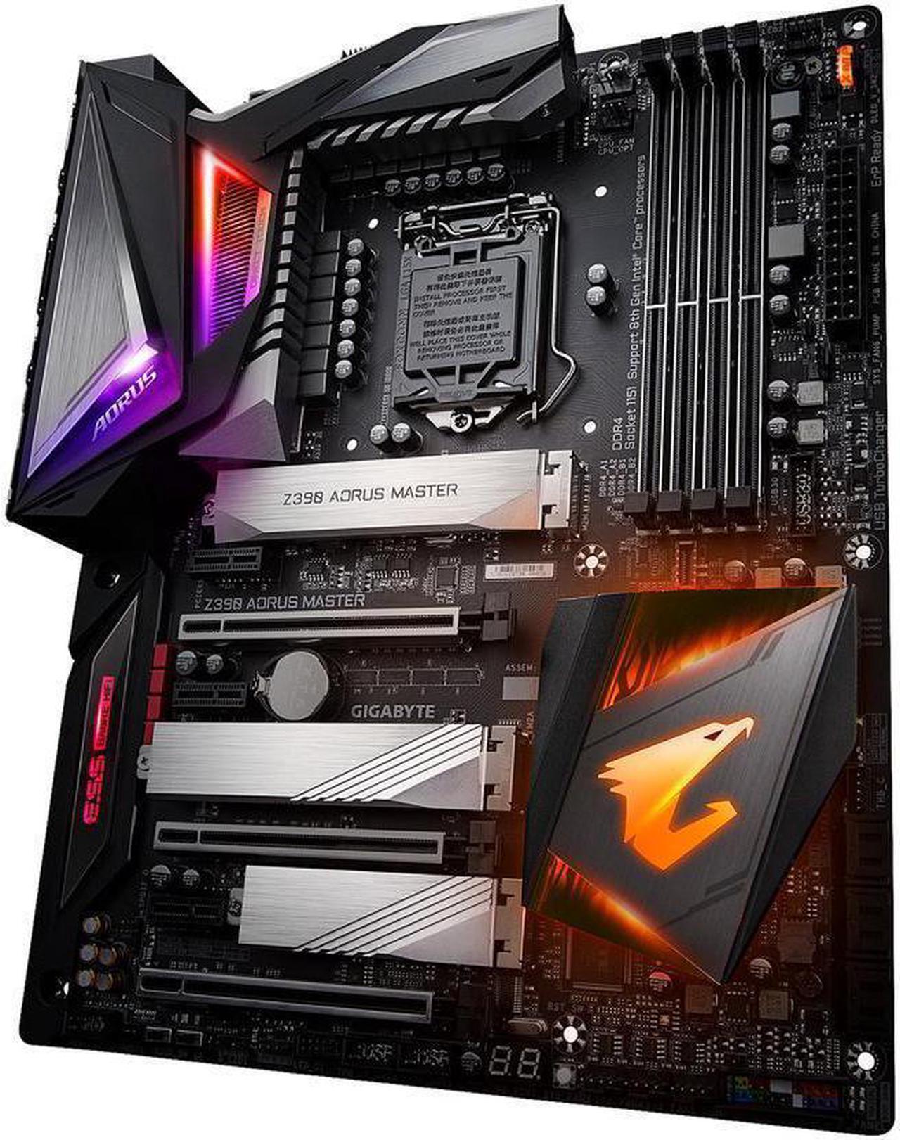 Alt view image 2 of 3 - Gigabyte Z390 Aorus Master DDR4 Intel LGA 1151 ATX Motherboard