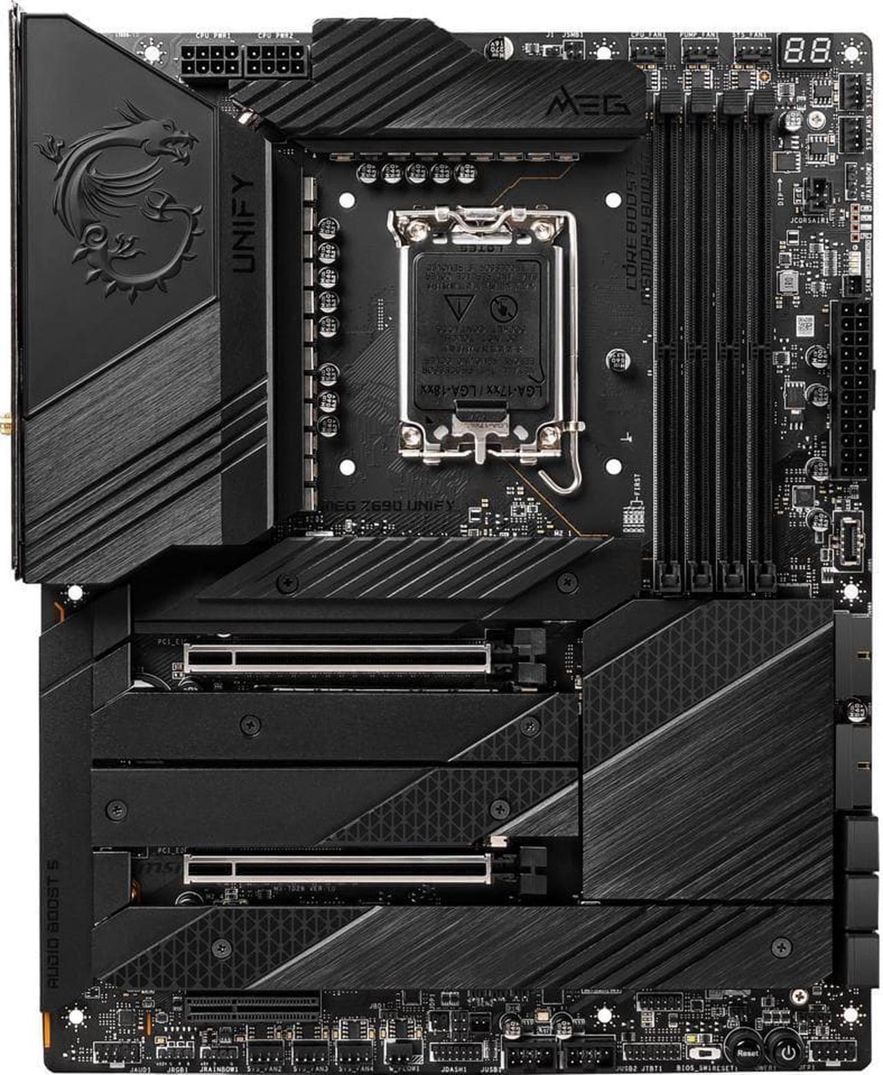 Alt view image 2 of 5 - MSI MEG Z690 Unify Intel LGA 1700 DDR5 Motherboard