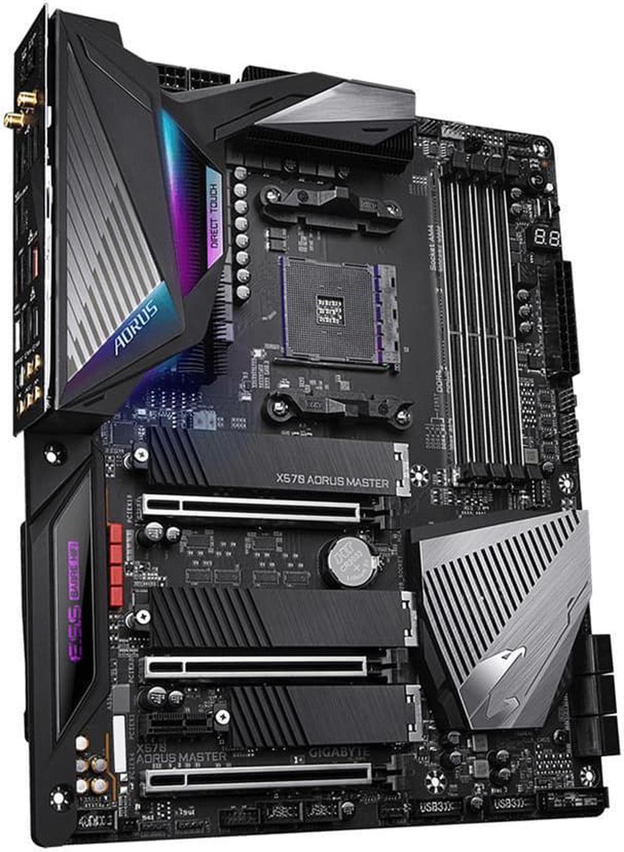 Alt view image 4 of 5 - Gigabyte X570 Aorus Master AMD AM4 ATX Motherboard
