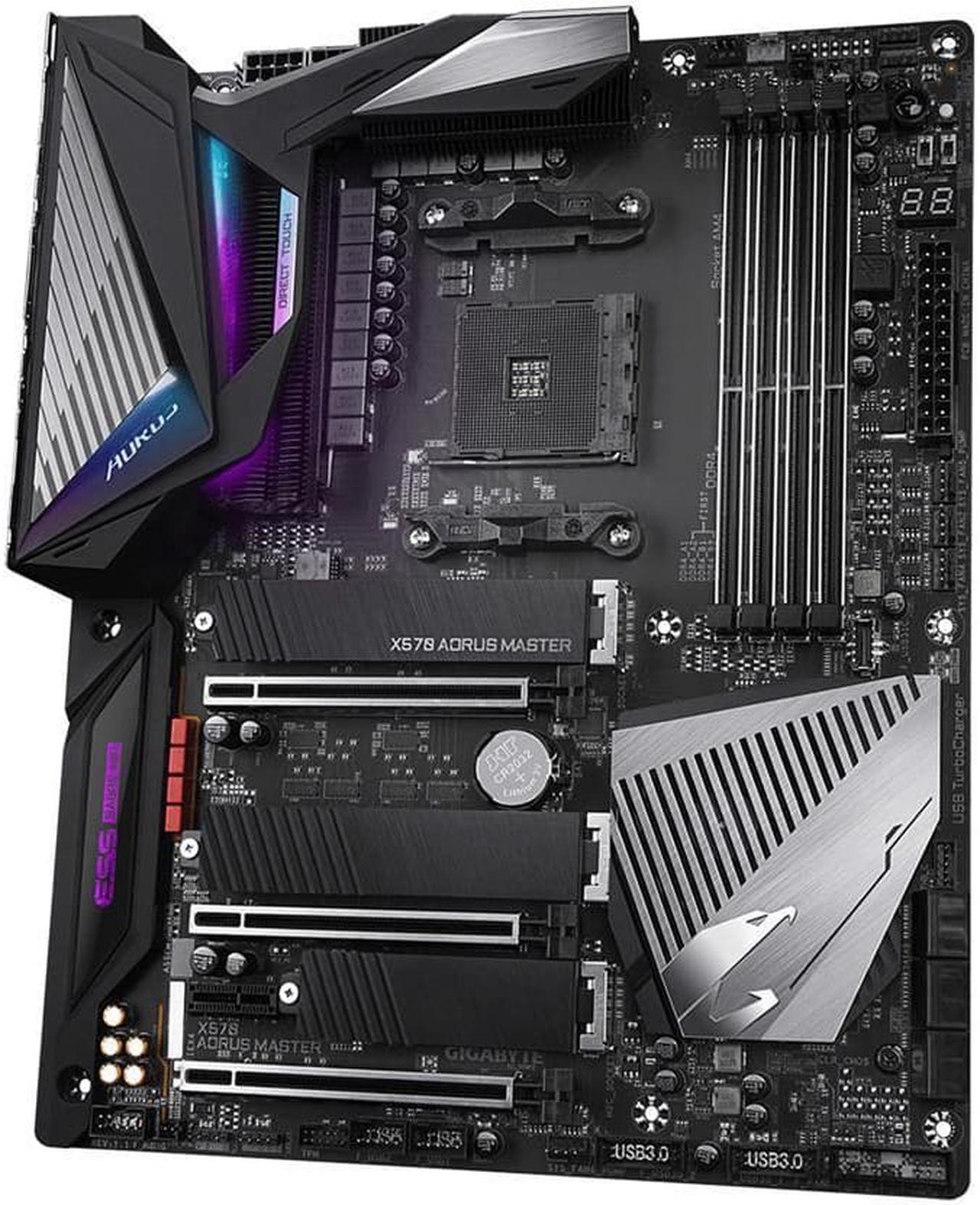 Alt view image 3 of 5 - Gigabyte X570 Aorus Master AMD AM4 ATX Motherboard