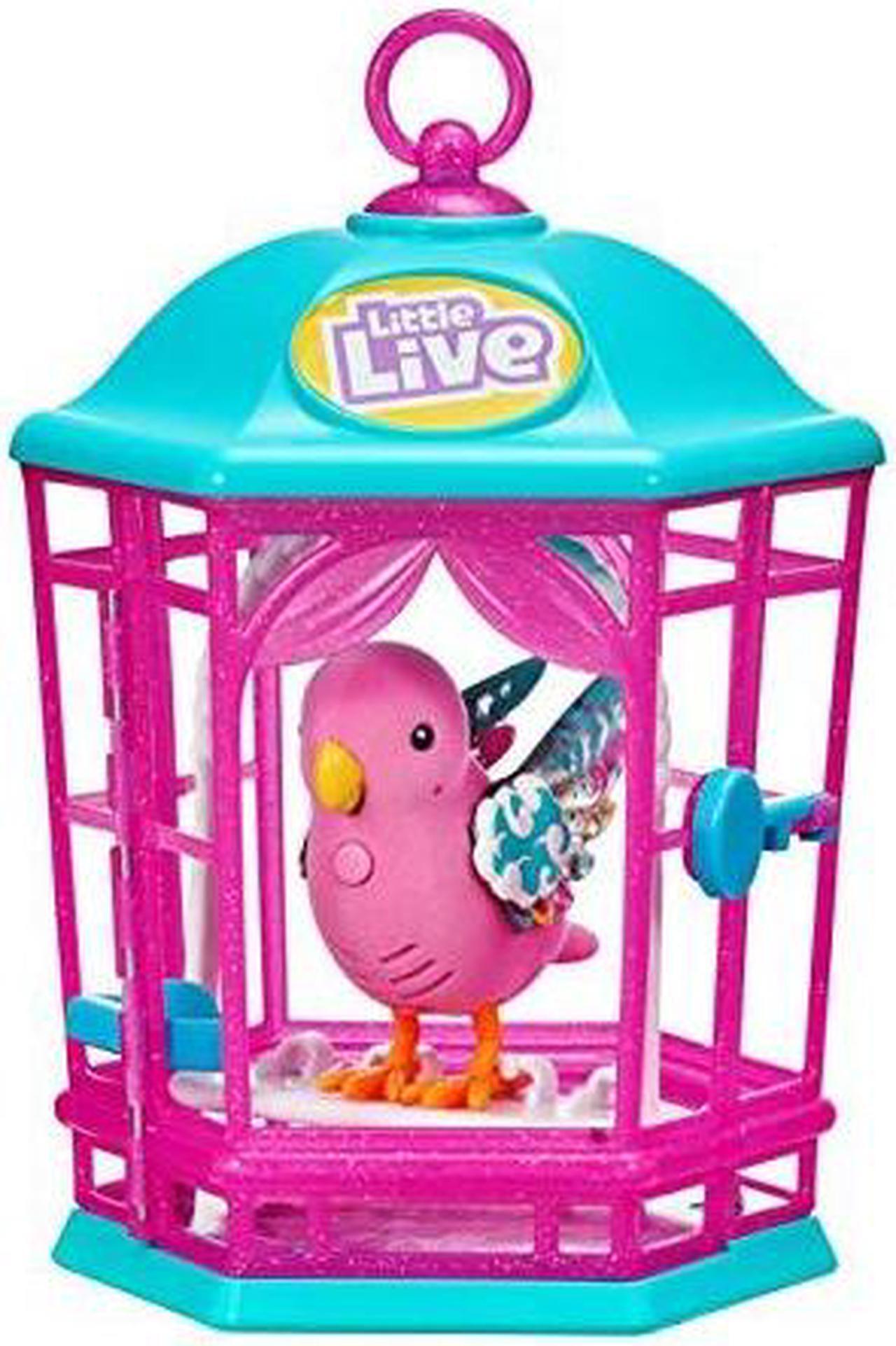 Alt view image 10 of 14 - little live pets bird with cagerainbow glow childrens toy