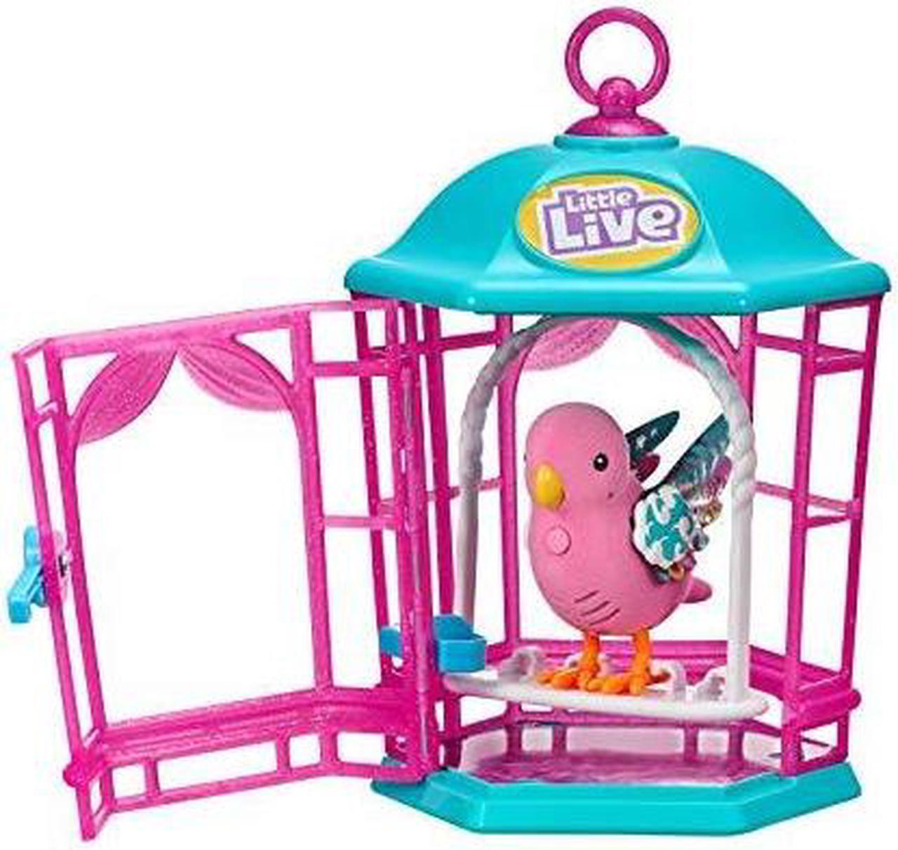 Alt view image 11 of 14 - little live pets bird with cagerainbow glow childrens toy