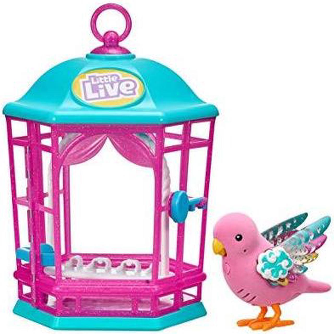 Alt view image 12 of 14 - little live pets bird with cagerainbow glow childrens toy