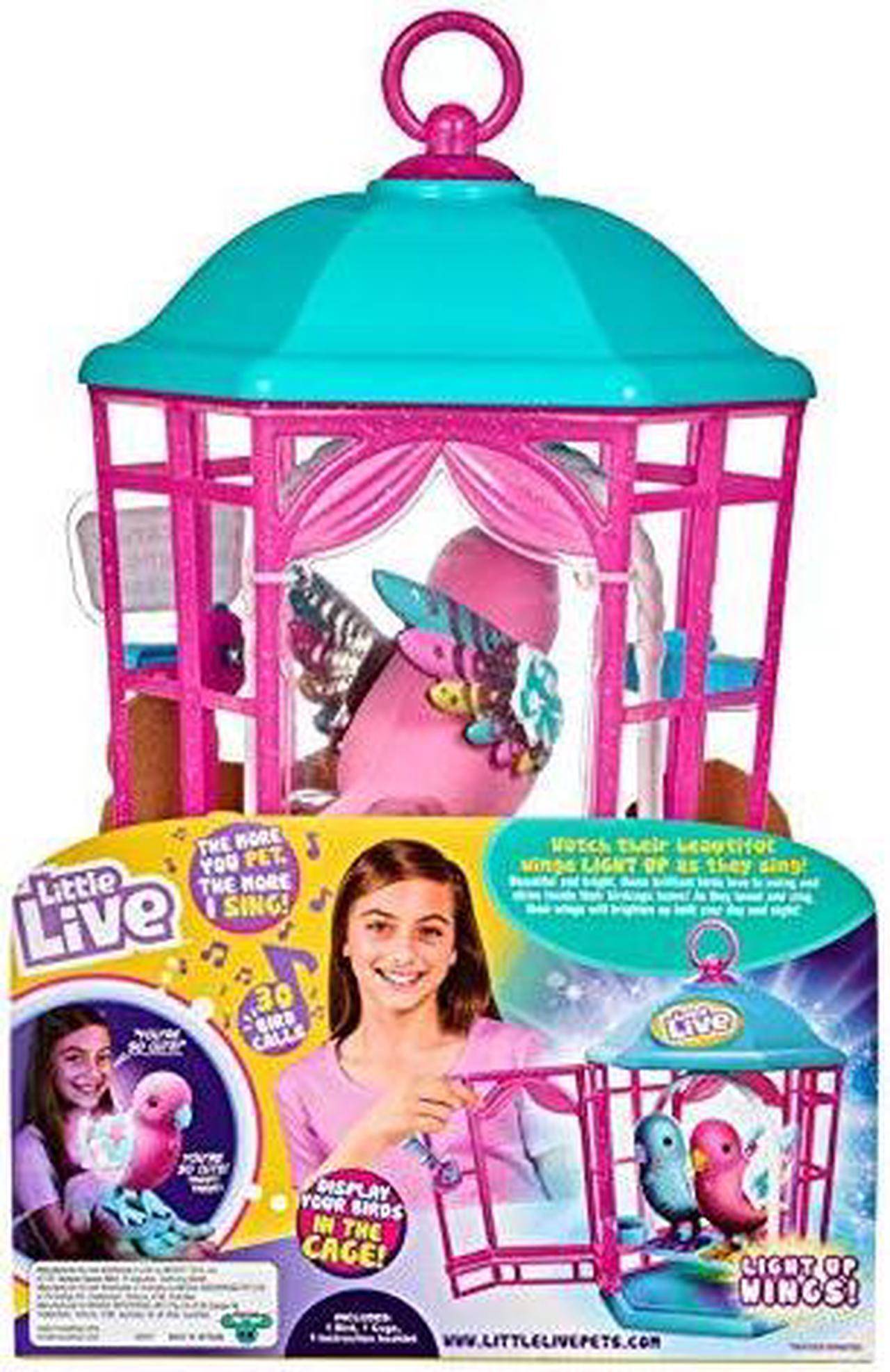 Alt view image 13 of 14 - little live pets bird with cagerainbow glow childrens toy