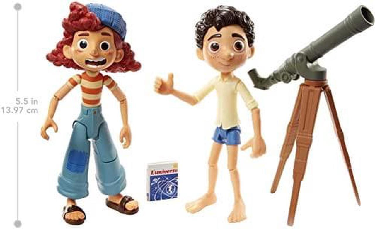 Alt view image 3 of 6 - Disney Pixar Luca Stargazers Pack with Luca Paguro & Giulia Posable