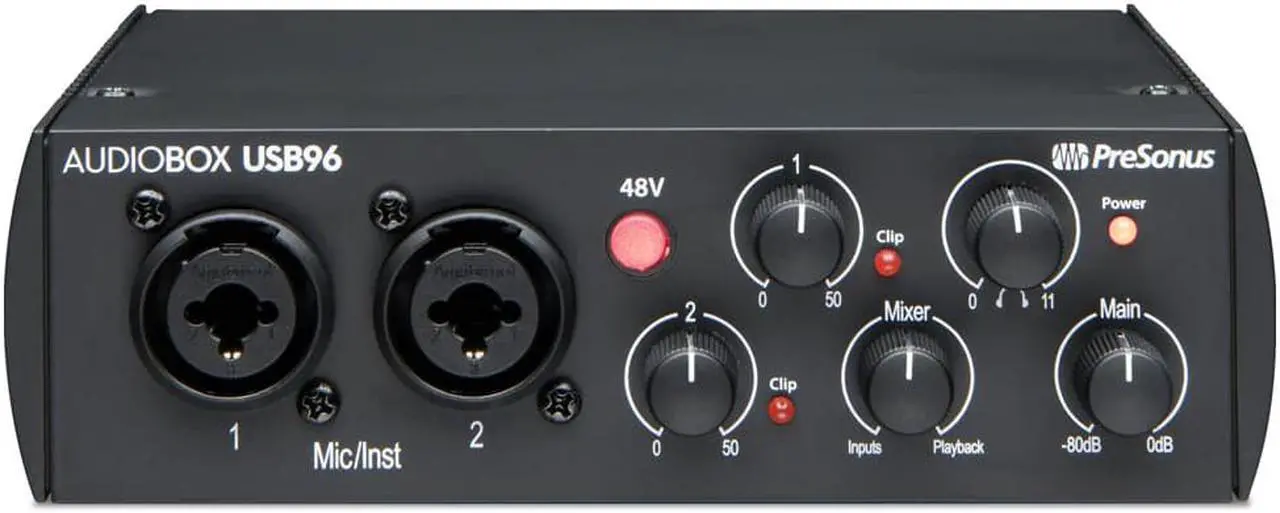 Alt view image 18 of 20 - PreSonus AudioBox 96 USB 2.0 Audio Recording Interface