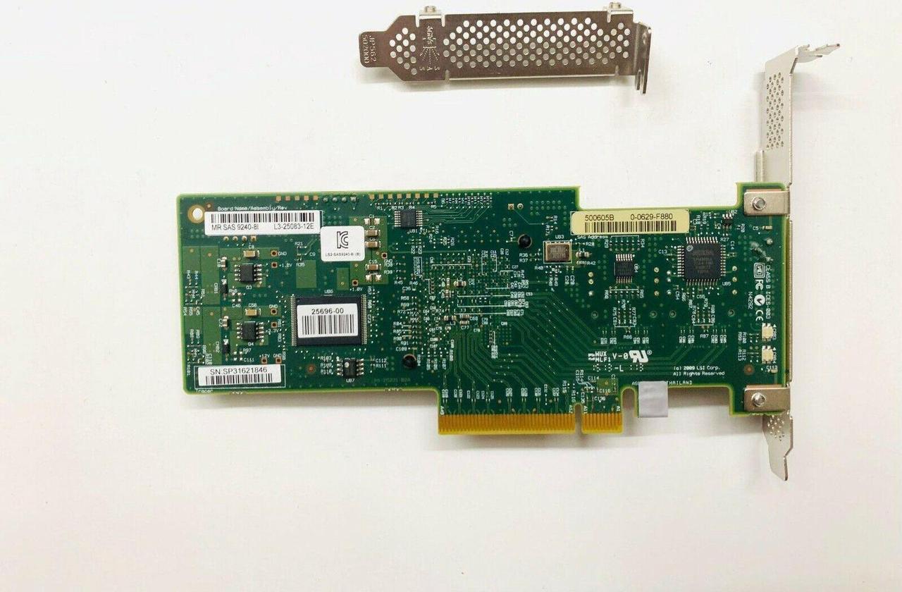 Alt view image 4 of 5 - LSI 9240-8i 6Gbps SAS HBA FW:P20 9211-8i IT Mode ZFS FreeNAS unRAID