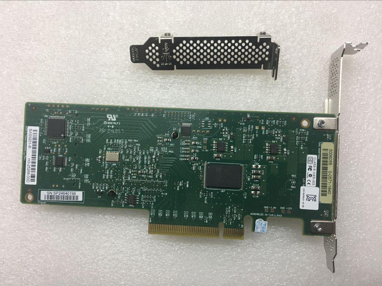 Alt view image 2 of 5 - LSI 9201-8i = (9211-8i) 6Gbps SAS HBA FW: P20 IT Mode ZFS FreeNAS unRAID