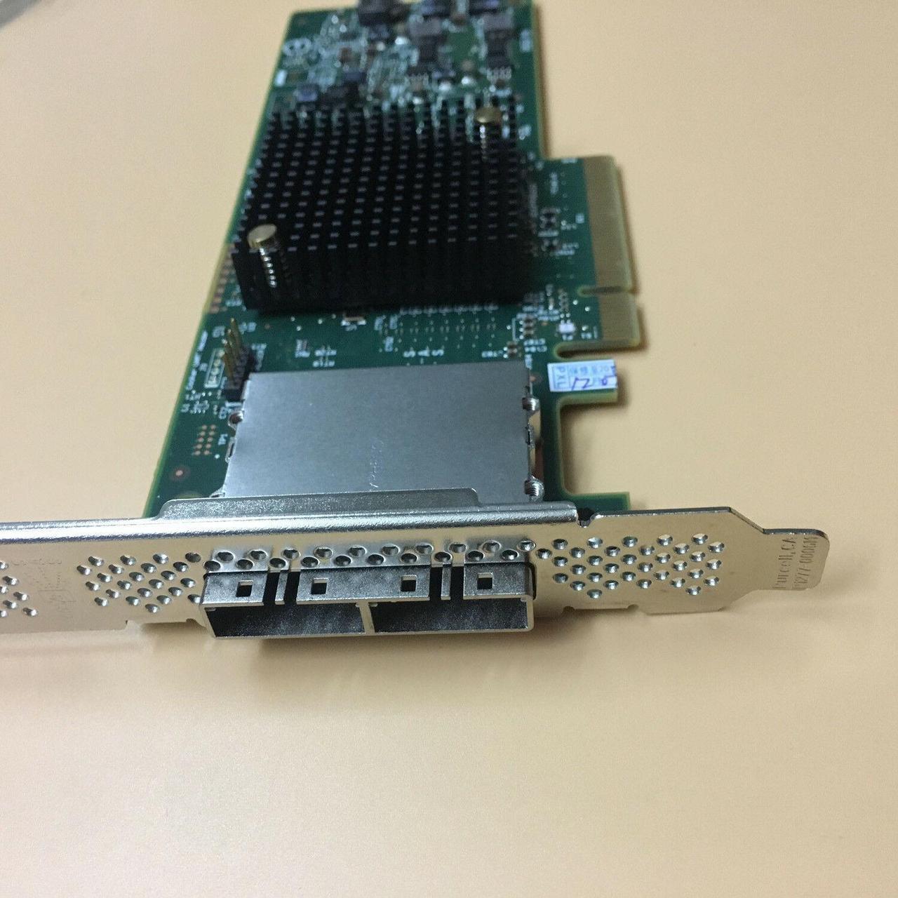 Alt view image 4 of 5 - LSI SAS9207-8e 8-Port PCIe IT Mode 9207-8e SAS 6Gb/s External HBA RAID Card