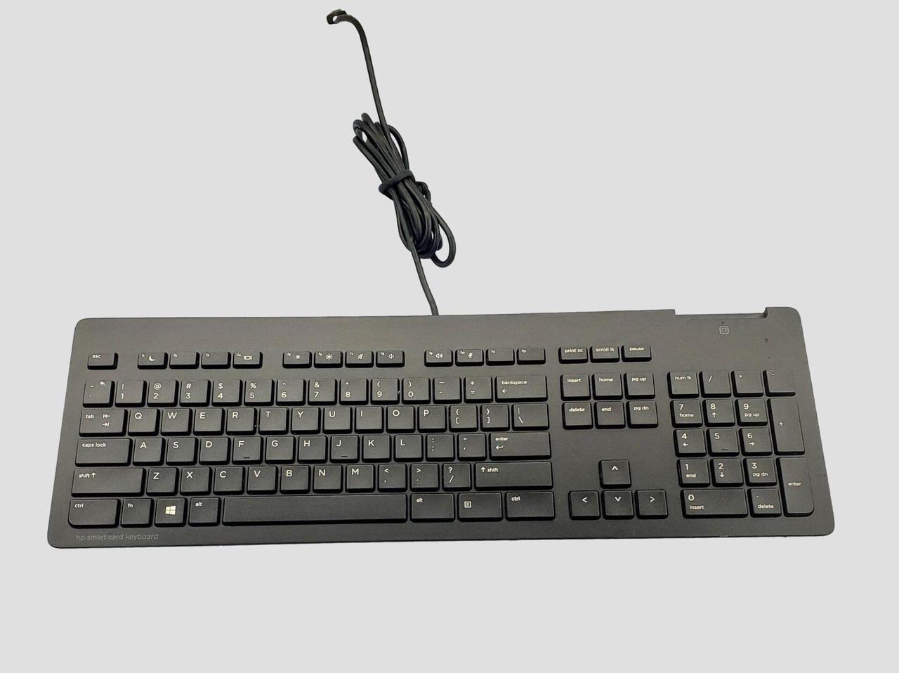 Main image of HP USB Slim Smartcard TPC-C001K CCID Keyboard Black