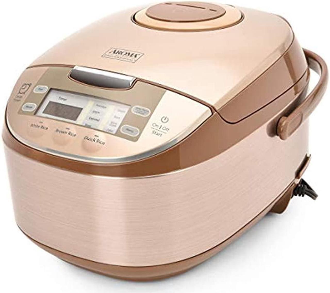 Main image of Aroma Housewares ARC-6106 Aroma Professional 6 Cups Uncooked Rice, Slow Cooker, Food Steamer, MultiCooker, Champagne