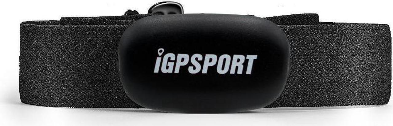 Main image of IGPSPORT HR40 Heart Rate Monitor Chest Strap - Black, Small | 40-240BPM Bluetooth + ANT+ Cycling Accessory, IPX7 Waterproof