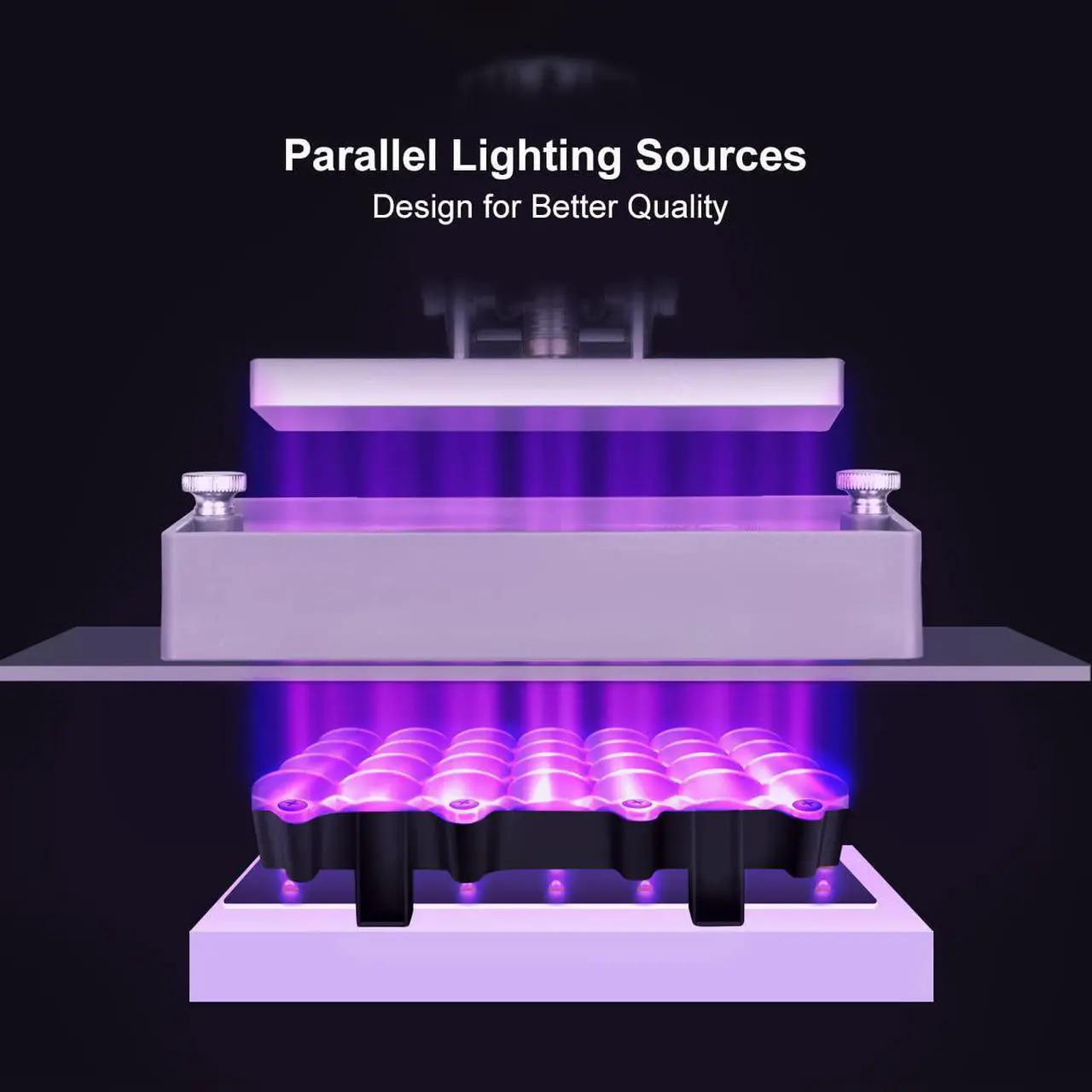 Alt view image 6 of 7 - Resin 3D Printer, Longer Orange 4K 3D Printer, Photocuring 3D Printers Resin Printer with 5.5" 4K Monochrome Screen, Parallel LED Lighting, 4.72"x2.68"x7.48" Large Printing Size