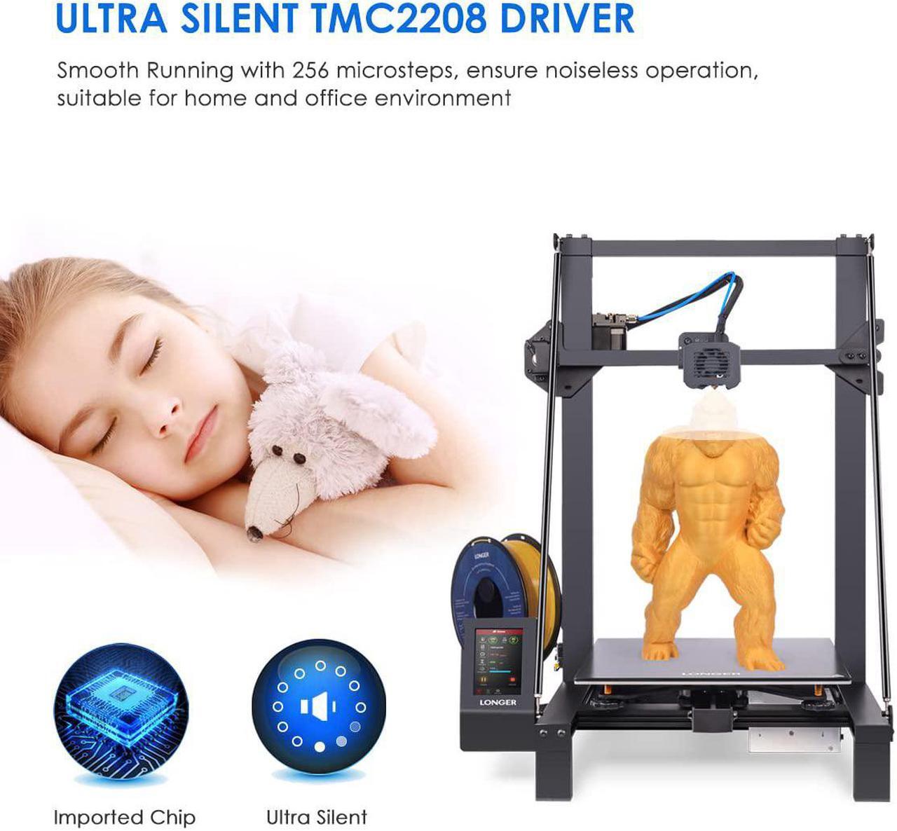 Alt view image 4 of 7 - Longer LK5 Pro 3D printer, FDM Large Size 3D Printer, 11.8x11.8x15.7 Inch Big Print Size, 90% Pre-Assembled, Dual Blower KitRefurbished longer LK5 Pro 3D printer