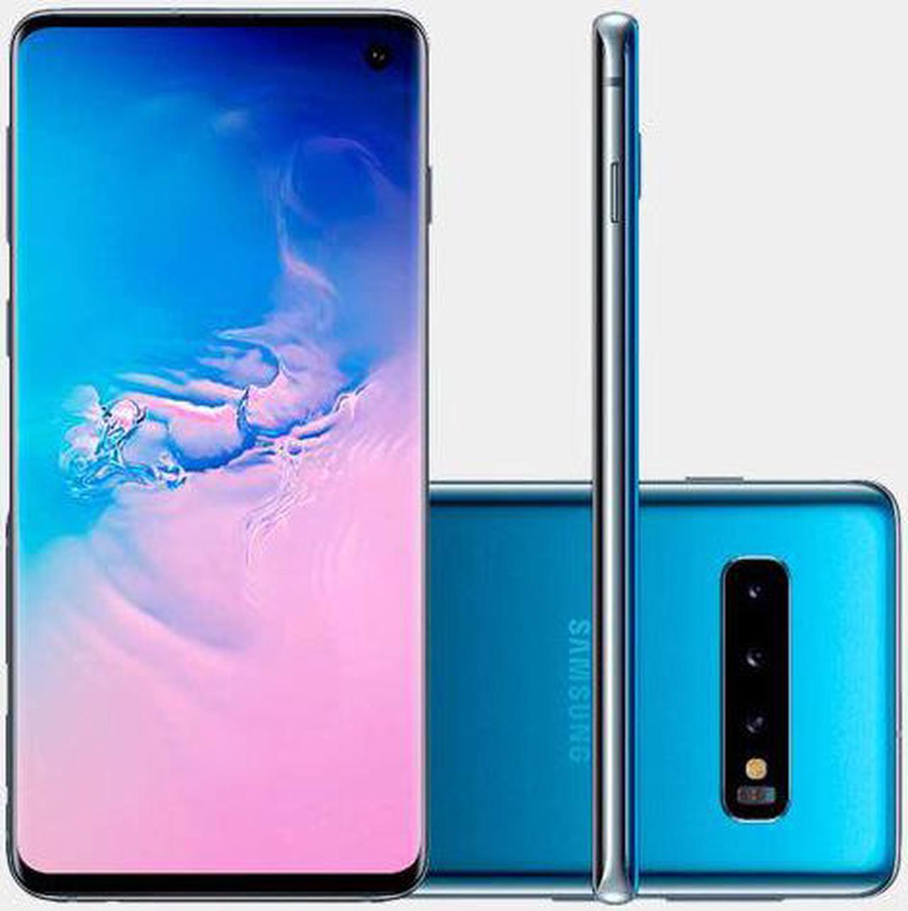 Alt view image 16 of 20 - Samsung Galaxy S10 128GB / 8GB RAM SM-G973F Hybrid/Dual-SIM (No CDMA, GSM only) Factory Unlocked 4G/LTE Smartphone - Prism Blue
