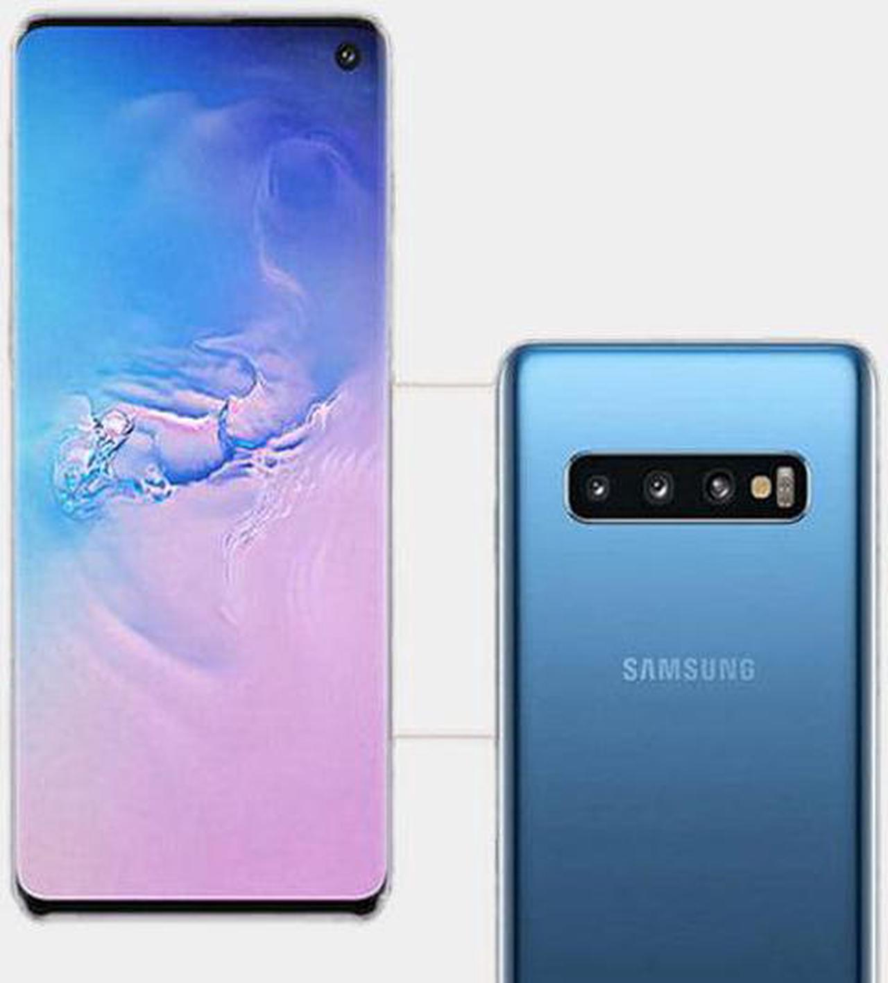 Alt view image 20 of 20 - Samsung Galaxy S10 128GB / 8GB RAM SM-G973F Hybrid/Dual-SIM (No CDMA, GSM only) Factory Unlocked 4G/LTE Smartphone - Prism Blue