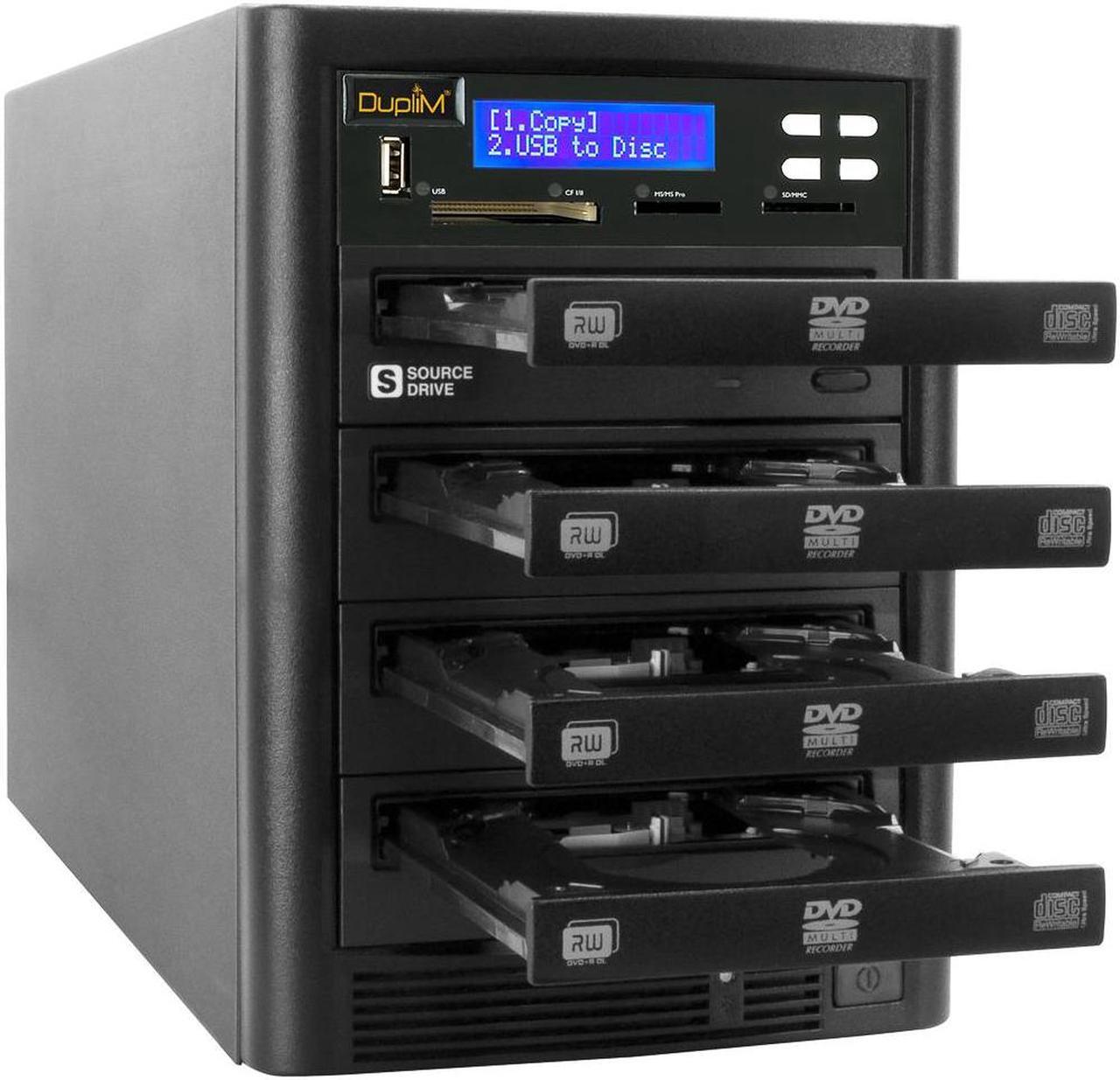 Alt view image 4 of 5 - DupliM Inc 1:3 DVD CD Flash Copy Tower Duplicator Copier Burner