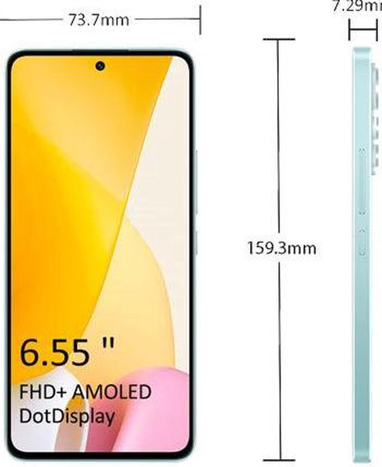 Alt view image 9 of 10 - Xiaomi 12 Lite Dual-SIM 128GB ROM + 8GB RAM (GSM | CDMA) Factory Unlocked 5G Smartphone (Lite Green) - International Version