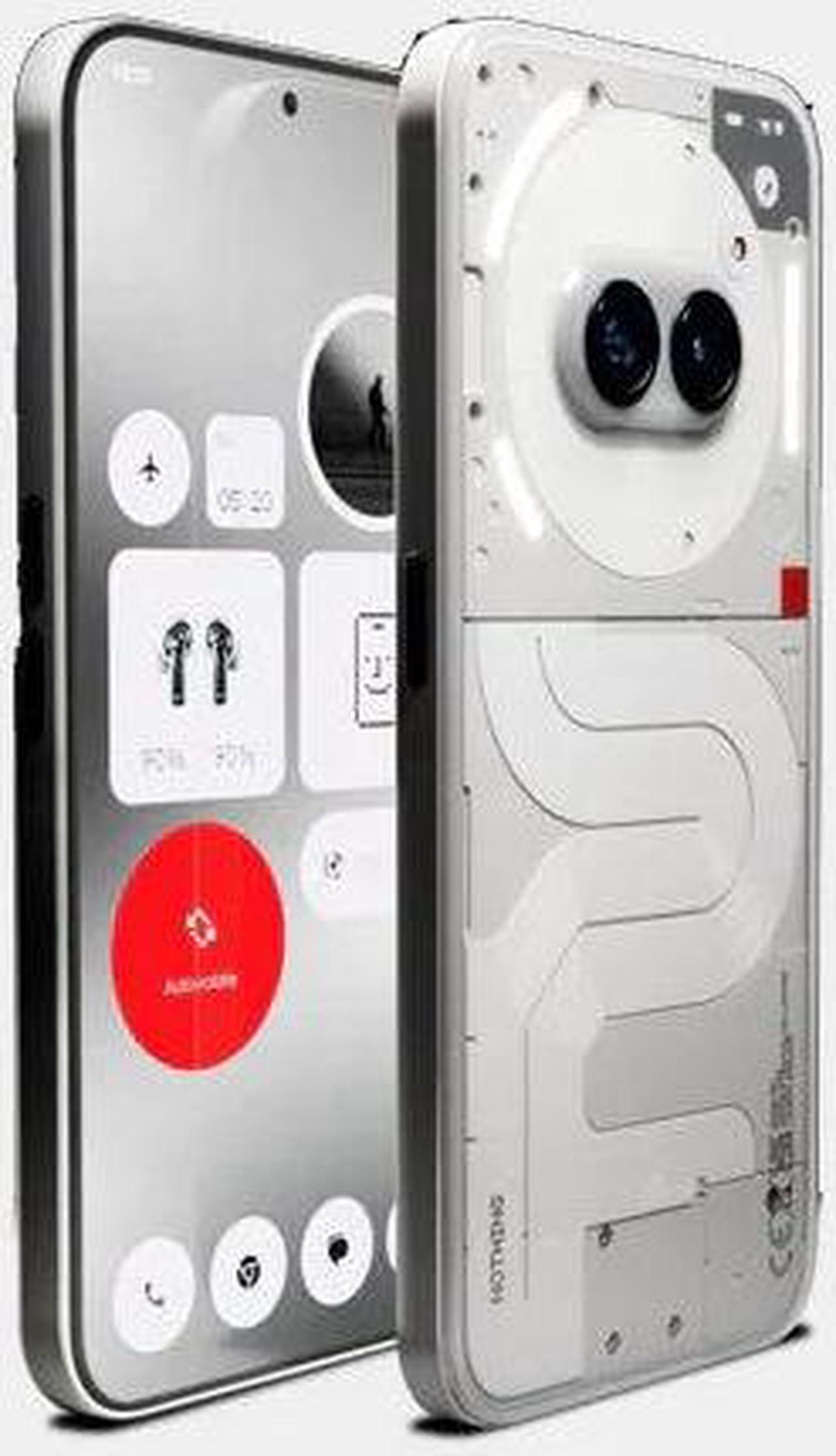 Alt view image 9 of 10 - Nothing Phone (2a) DUAL SIM 128GB ROM + 8GB RAM (GSM ONLY | NO CDMA) Factory Unlocked 5G Smartphone (White) - International Version