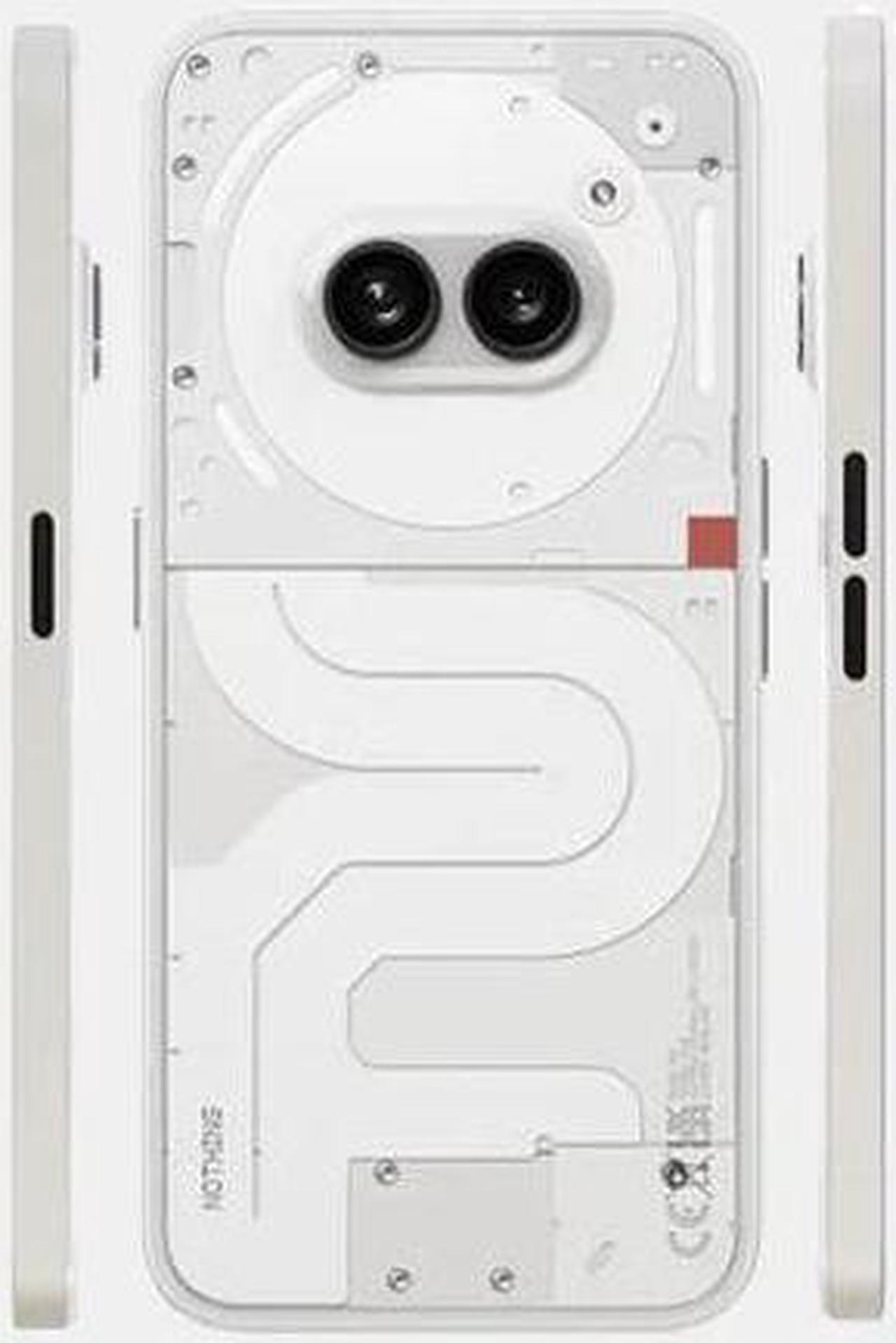 Alt view image 10 of 10 - Nothing Phone (2a) DUAL SIM 128GB ROM + 8GB RAM (GSM ONLY | NO CDMA) Factory Unlocked 5G Smartphone (White) - International Version