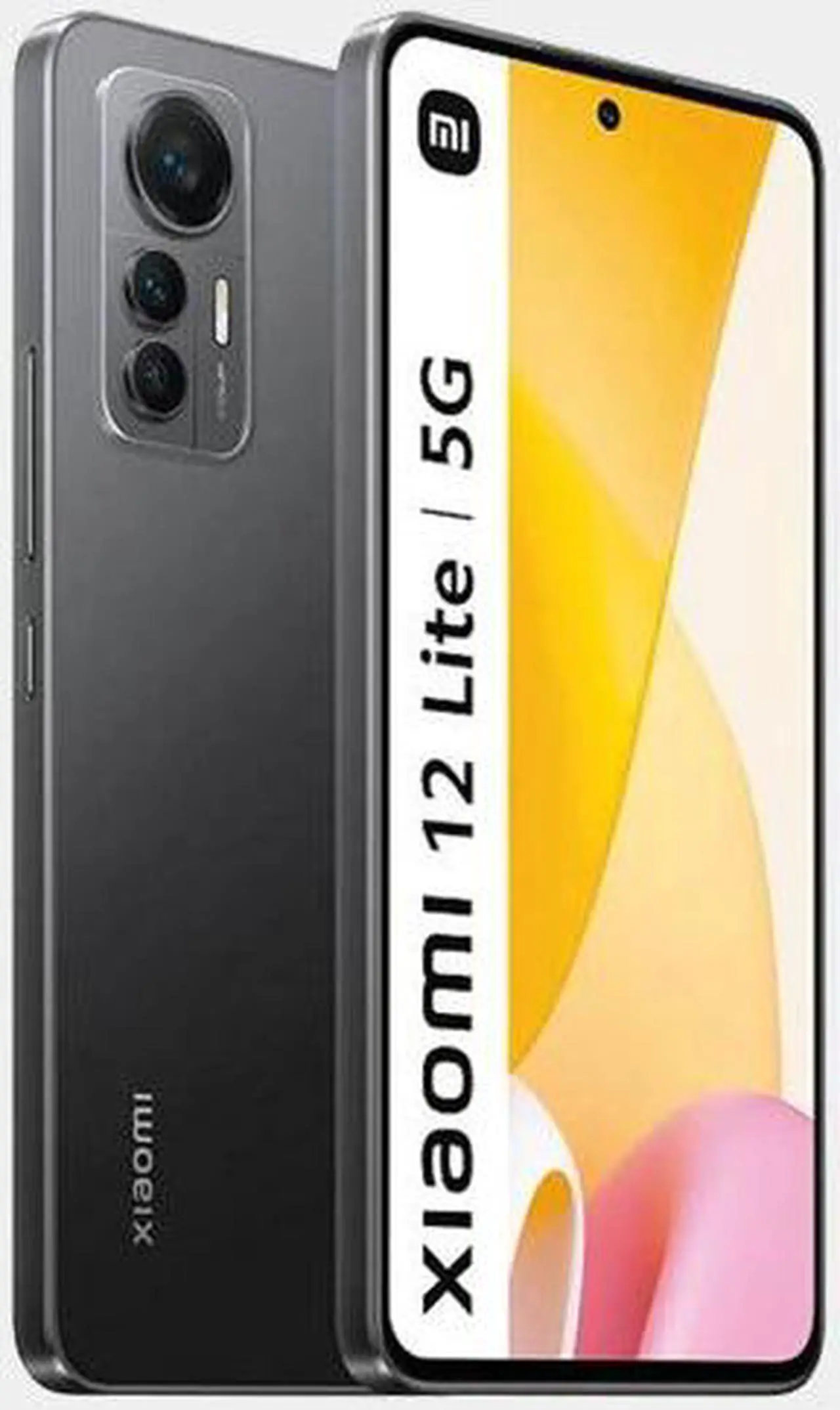 Alt view image 4 of 7 - Xiaomi 12 Lite 5G + 4G LTE (256GB + 8GB) Global Version Unlocked 6.55" 108MP Triple Camera (ONLY Tmobile Mint Tello USA Market) + (w/Fast Car Charger Bundle) (Lite Black)