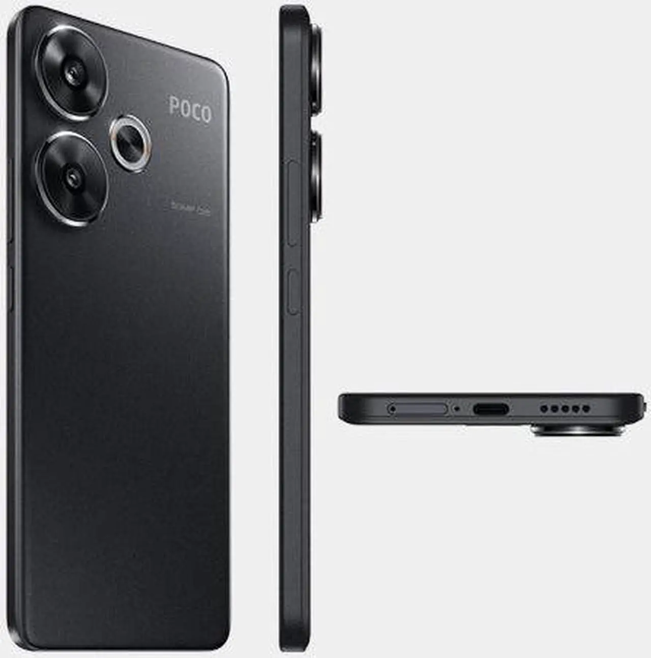Alt view image 4 of 7 - Xiaomi Poco F6 5G 512GB ROM 12GB RAM Dual SIM GSM Unlocked - Black