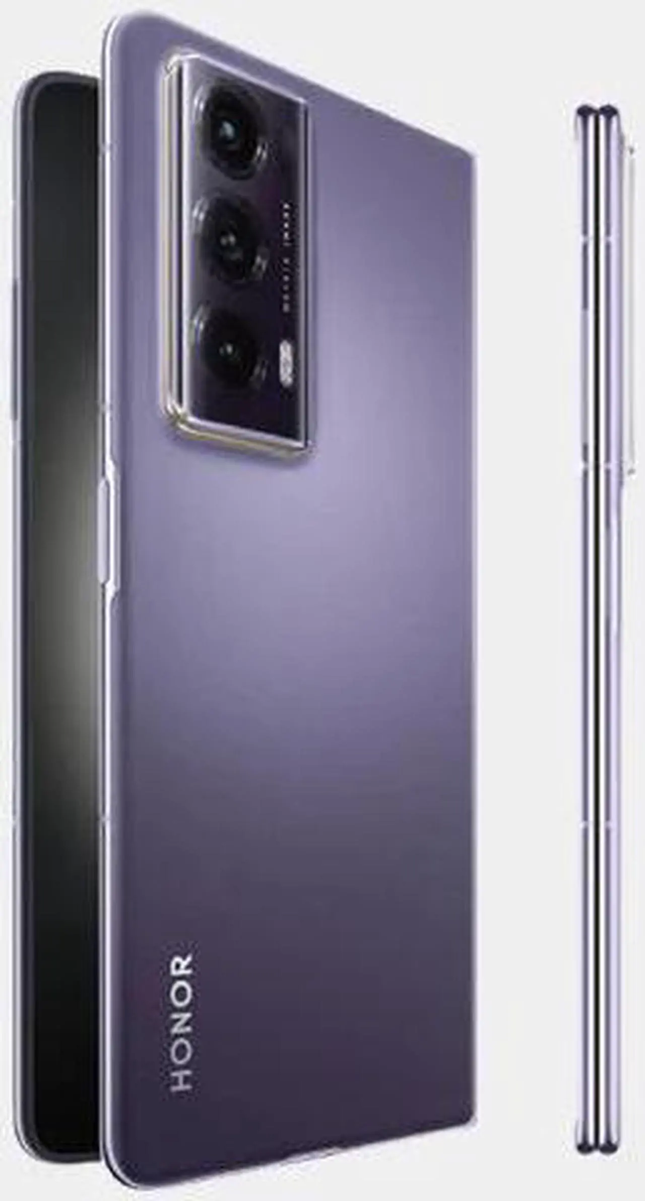 Alt view image 11 of 13 - Honor Magic V2 STANDARD EDITION DUAL SIM 512GB ROM + 16GB RAM (GSM | CDMA) Factory Unlocked 5G Smartphone (Phantom Purple) - International Version