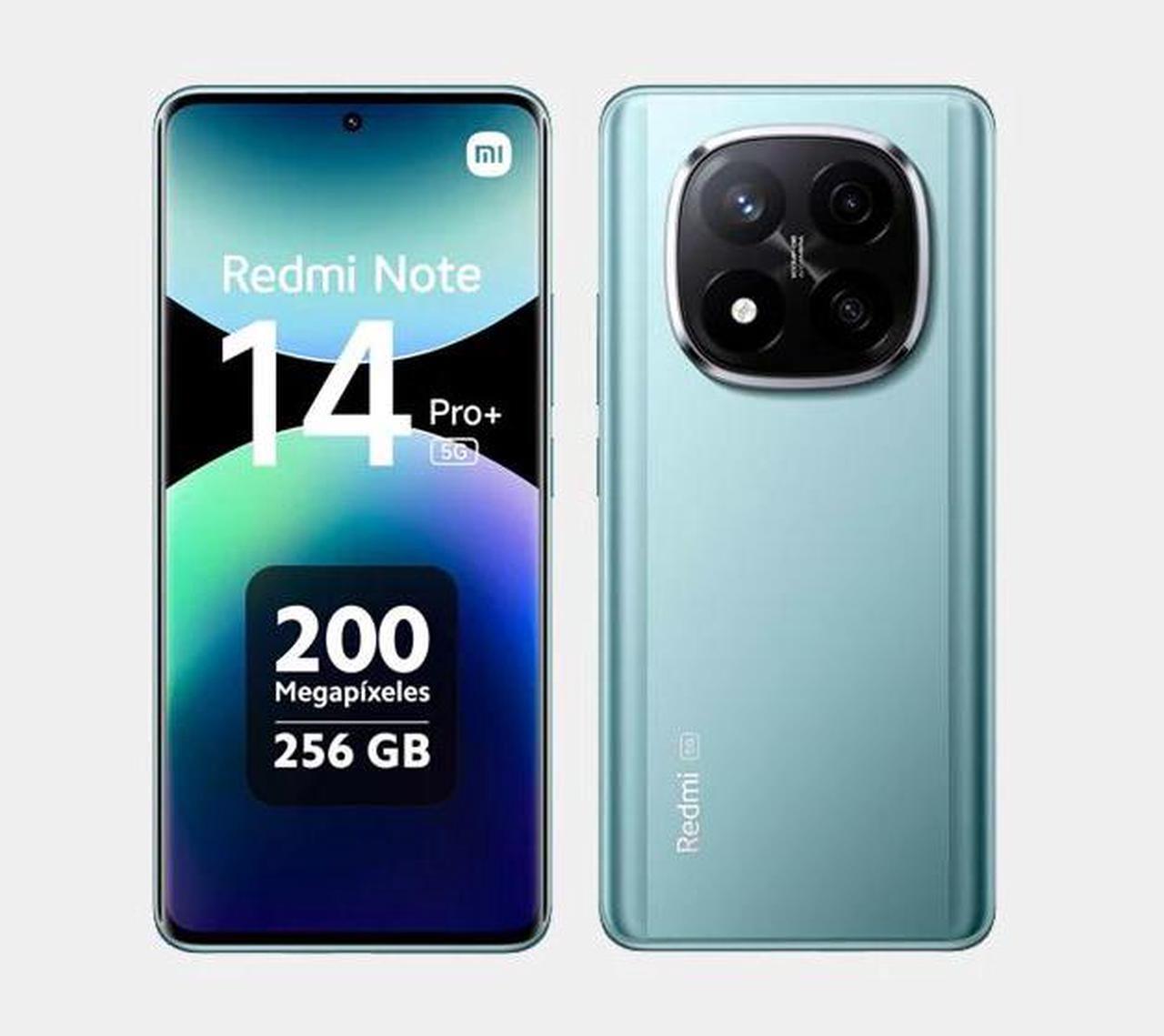 Alt view image 7 of 7 - Xiaomi Redmi Note 14 Pro Plus 5G 256GB ROM 8GB RAM Dual SIM GSM Unlocked - Frost Blue