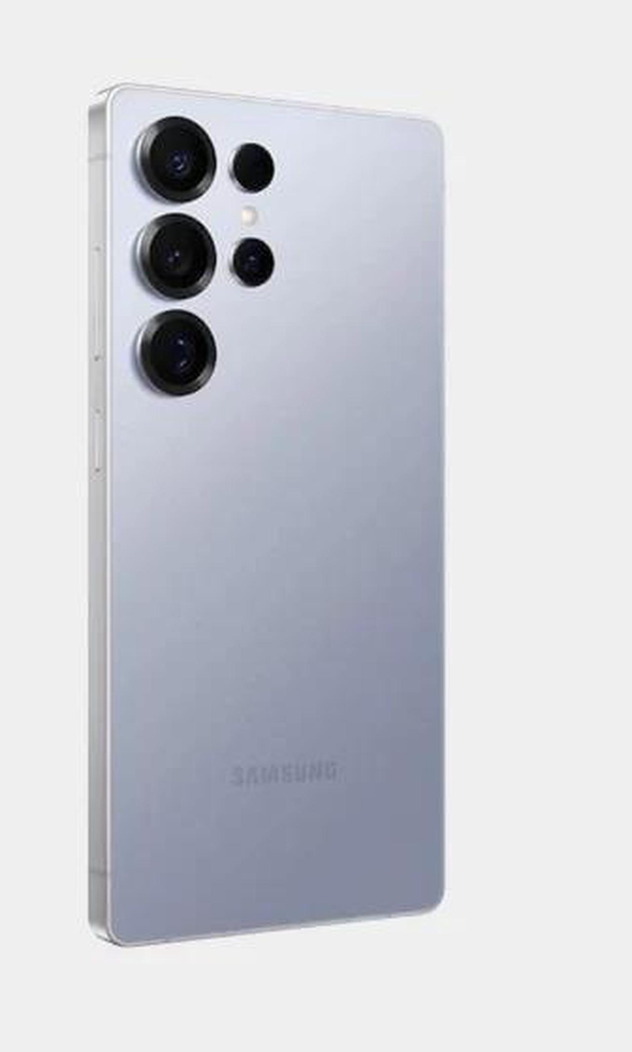 Alt view image 7 of 10 - SAMSUNG Galaxy S25 Ultra 5G S938B 512GB ROM 12GB RAM Dual SIM GSM Unlocked - Silver blue