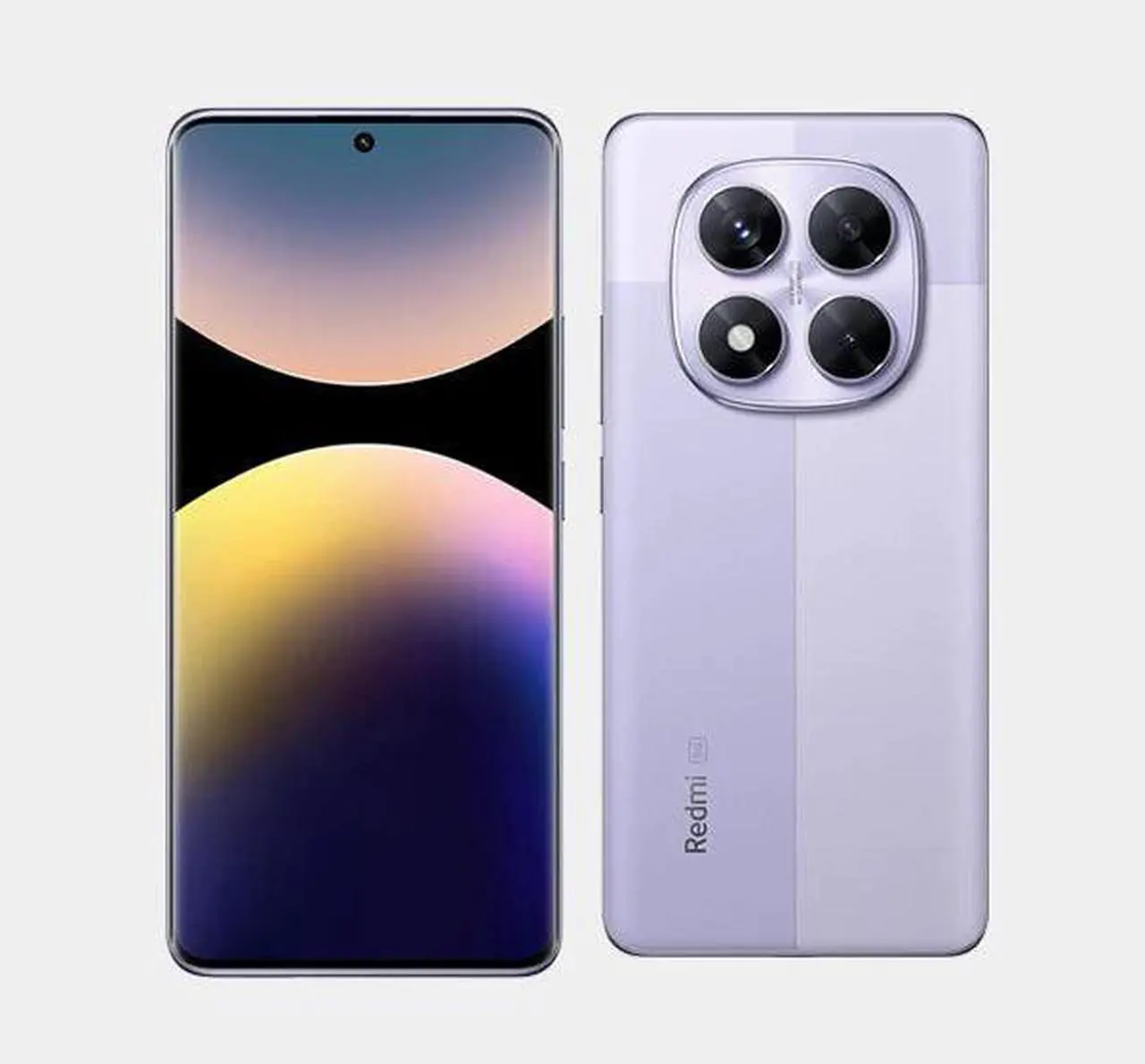 Alt view image 3 of 7 - Xiaomi Redmi Note 14 Pro 5G 256GB ROM 8GB RAM Dual SIM GSM Unlocked - Lavender Purple