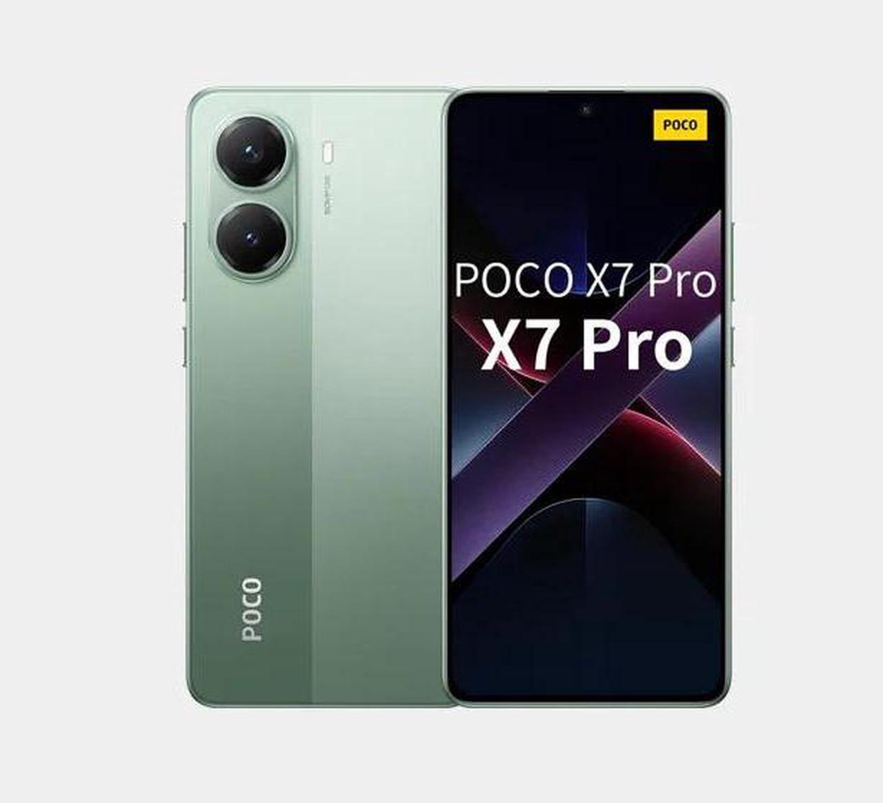 Alt view image 3 of 7 - Xiaomi Poco X7 PRO 5G 256GB ROM 8GB RAM Dual SIM GSM Unlocked - Green