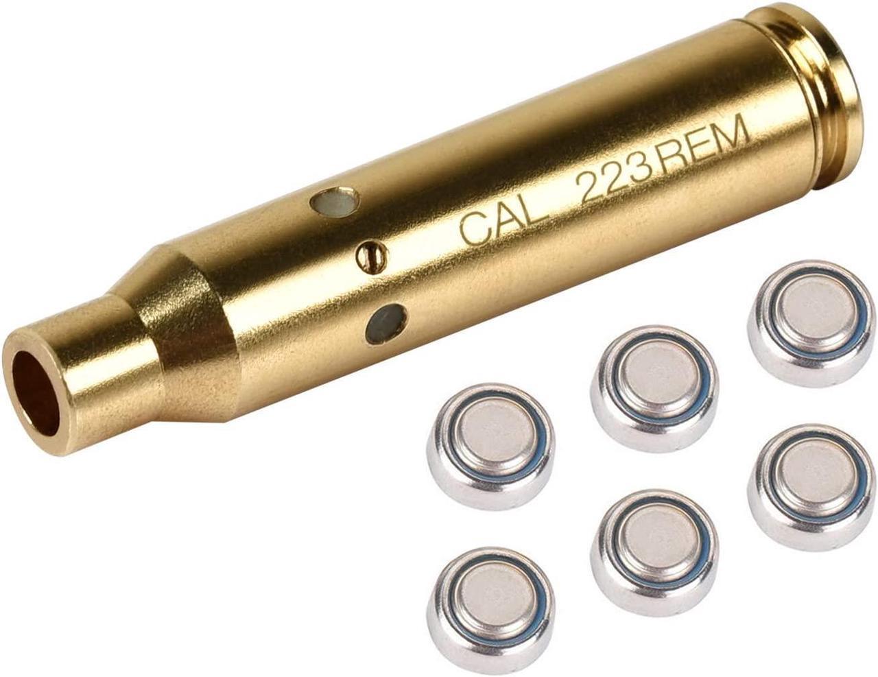 Main image of Bore Sighting Laser 223 5.56mm Laser Bore Sight Red Dot Boresighter with Batteries