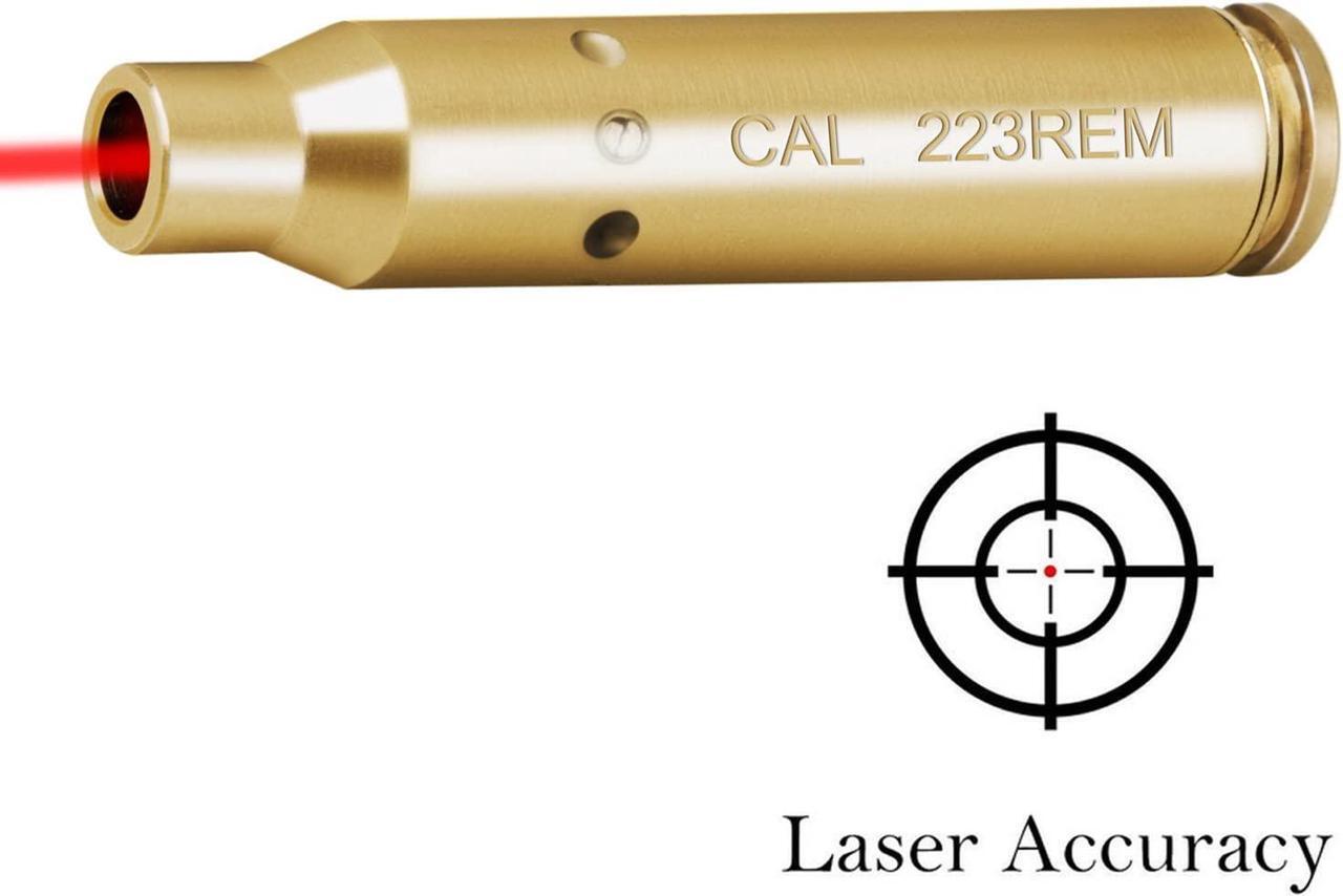 Alt view image 4 of 5 - Bore Sighting Laser 223 5.56mm Laser Bore Sight Red Dot Boresighter with Batteries