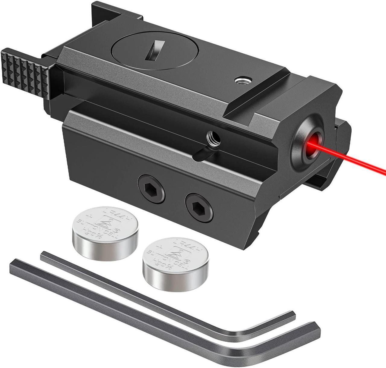 Main image of Red/Green Dot Laser Sight Tactical 20mm Standard Picatinny Weaver Rail for Pistol Handgun Gun Rifle