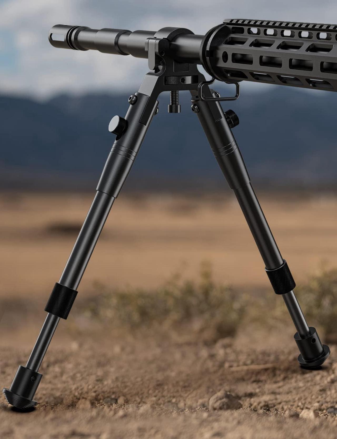 Alt view image 5 of 6 - Clamp-on Bipod, Bipod for Rifle, Height from 8 - 10inch, Quick Release Design Barrel Size: 0.43 to 0.75 Inch