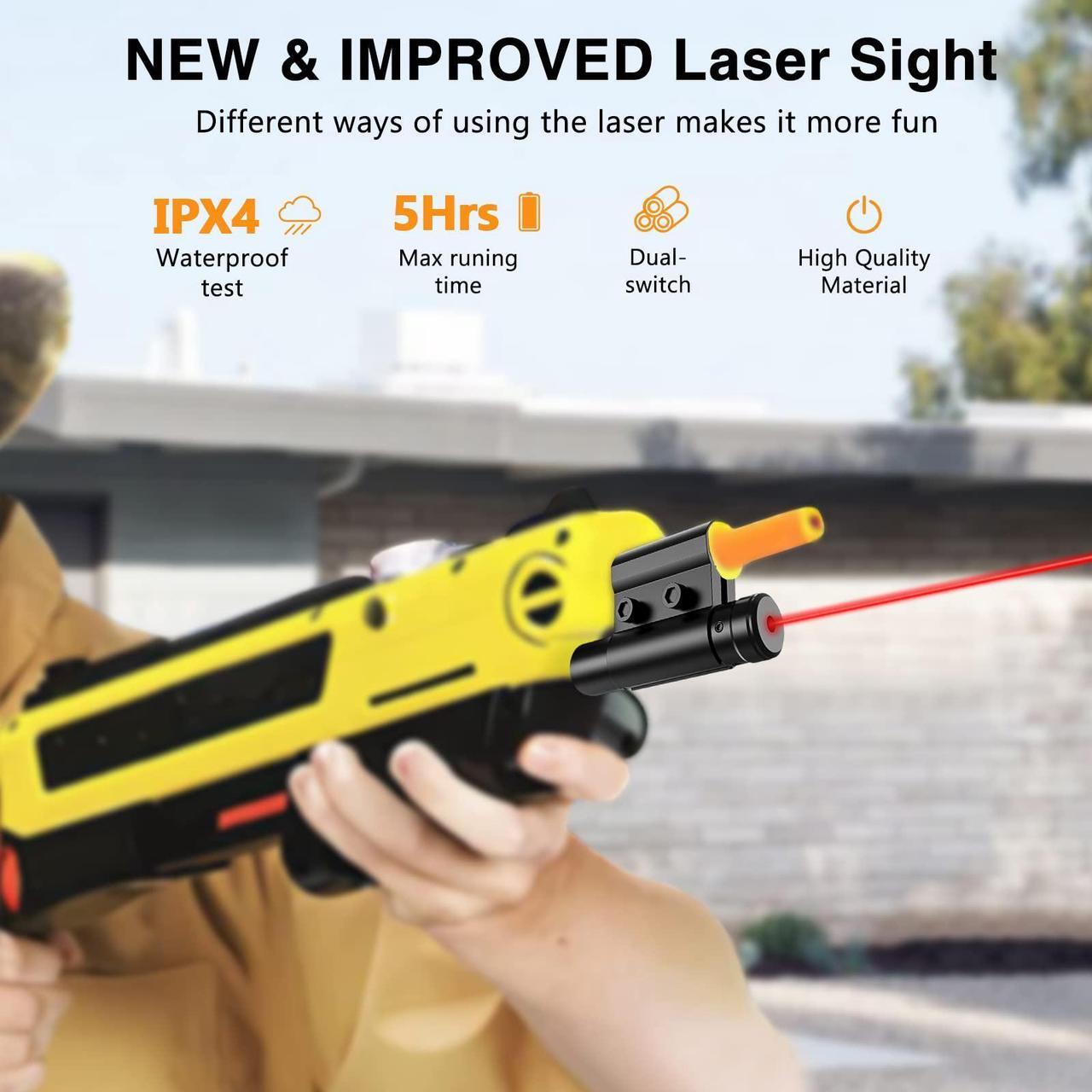 Alt view image 3 of 6 - Salt Gun Laser for Bug & A Salt Gun 2.0 and 3.0(Only Laser Sight), Insect Salt Gun Laser with Optional Switch and 2 Set of Batteries
