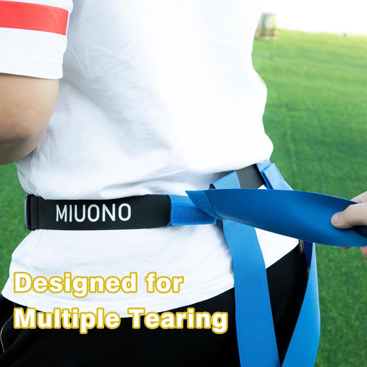 Alt view image 4 of 7 - MIUONO Flag Football Belts for Youth Adult and Kids, Triple Flag Football Set, 10 players