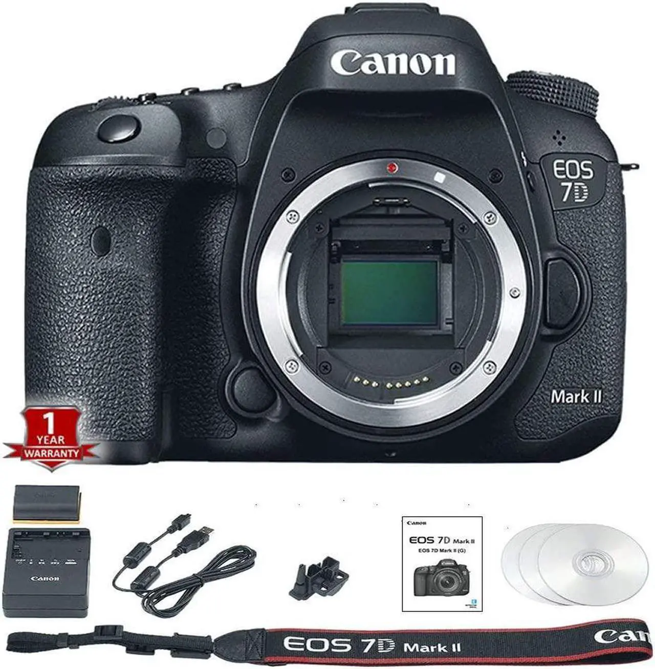 Alt view image 7 of 8 - Canon EOS 7D Mark II Digital SLR Camera (Body Only) International Version
