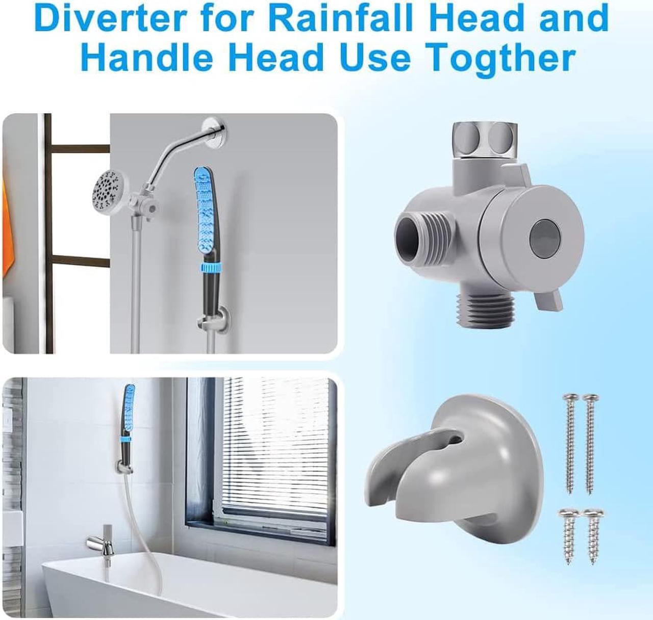 Alt view image 7 of 7 - Pet Shower Attachment for Tub Spout, Dog Bathtub Shower Sprayer Attachment, Pet Bath Brush and Scrubber Adjustable Water Flow Dog Washing Shower Attachment